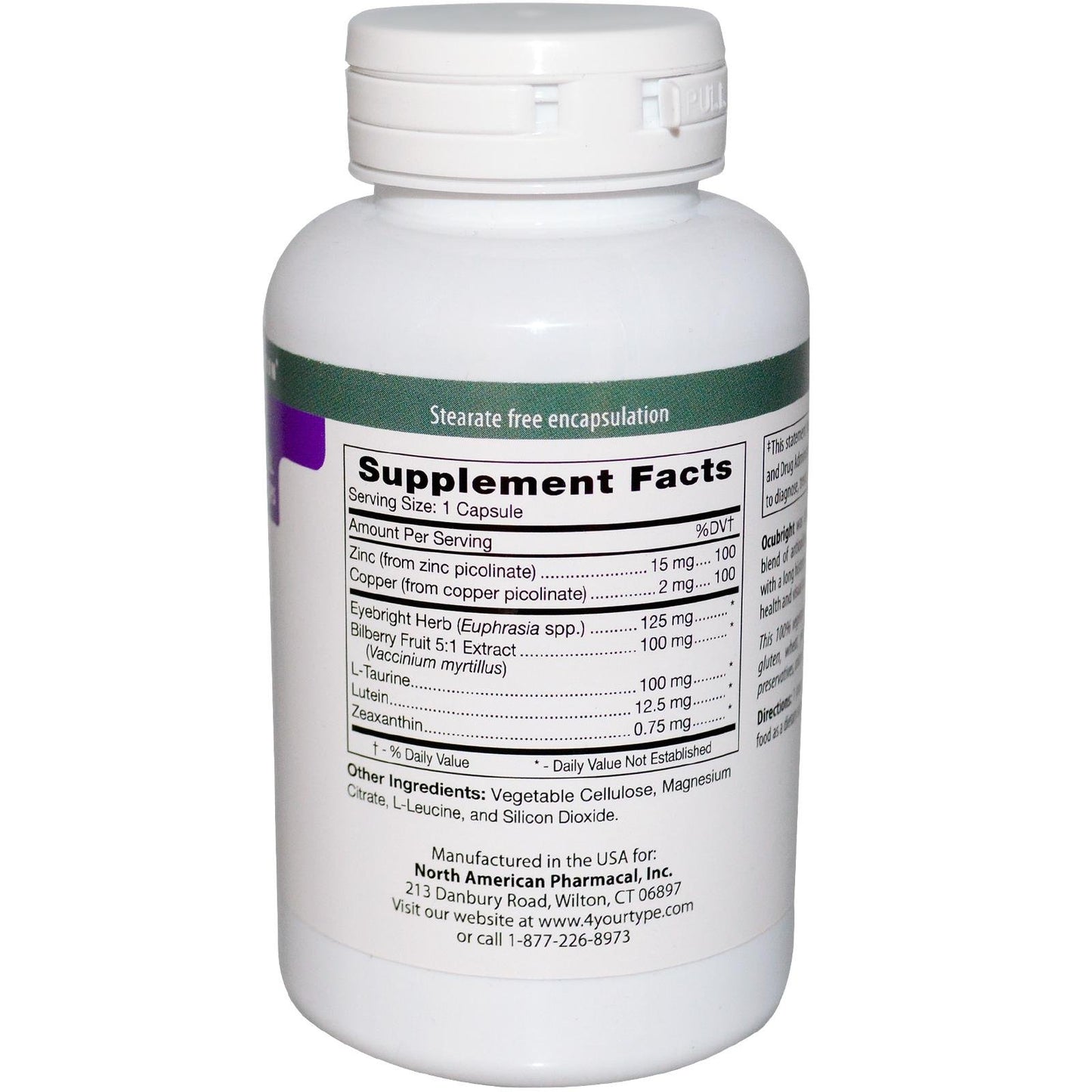 D'Adamo Personalized Nutrition Ocubright Capsule, 60 Count