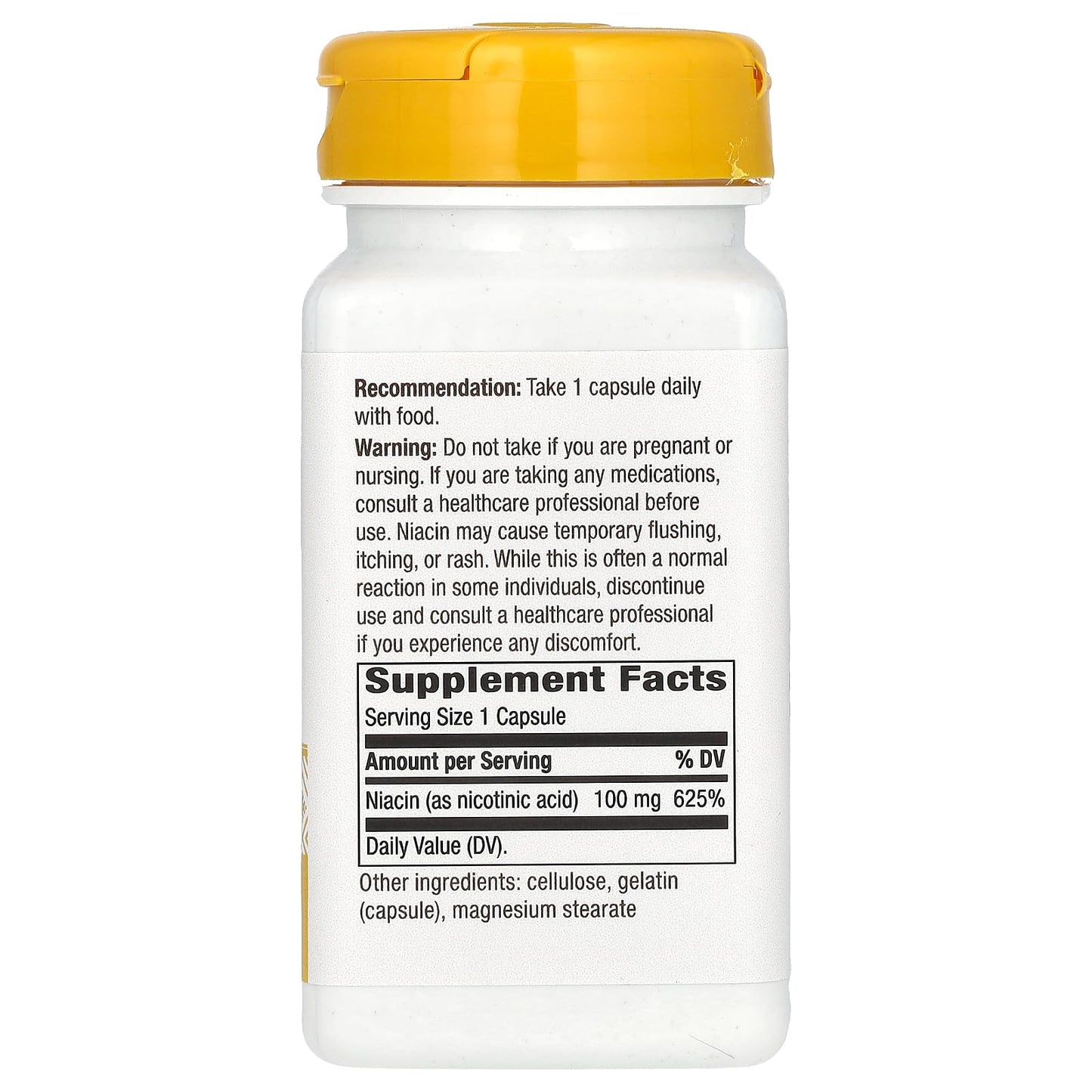 Nature's Way Niacin 100mg Capsule, 100 Capsules