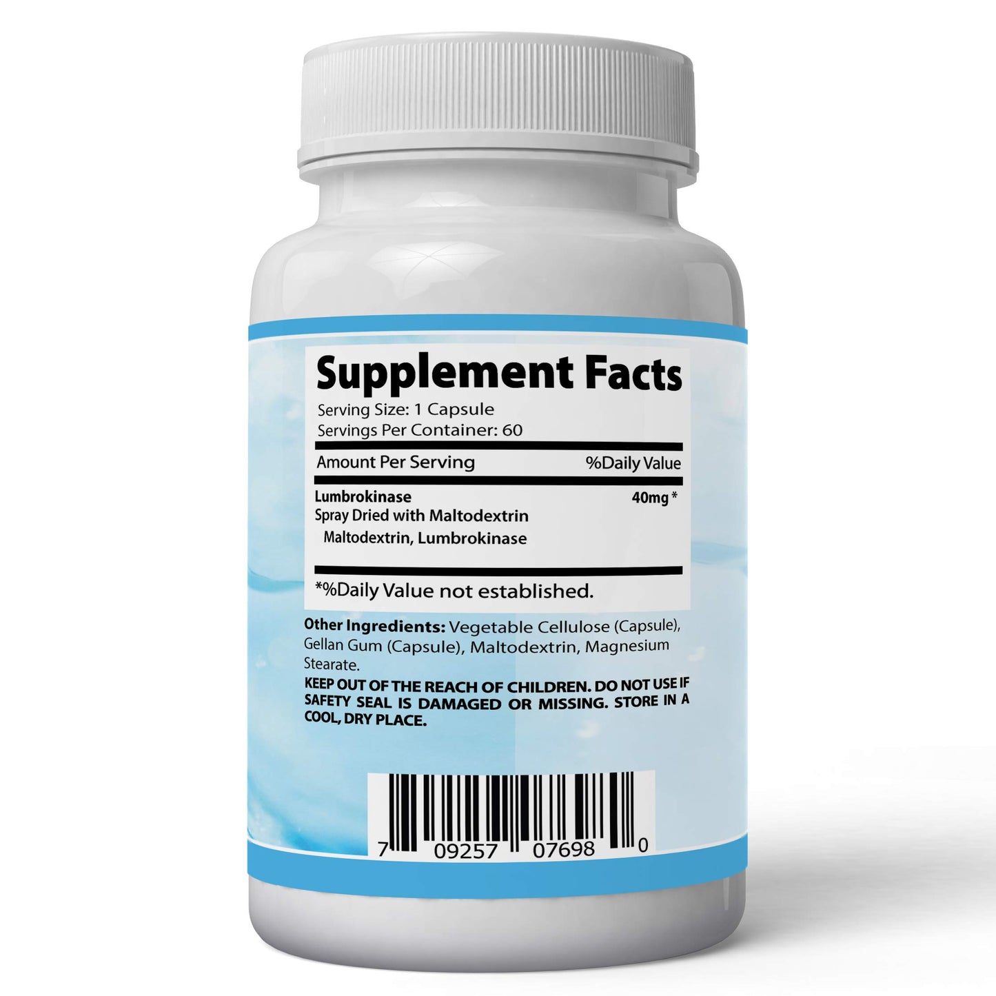 Absonutrix Lumbrokinase 40 mg Capsules, 60 Count