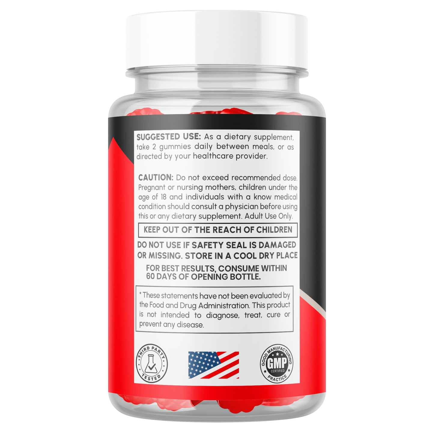 MJO OmniSurge XL Gummies, 60 Count