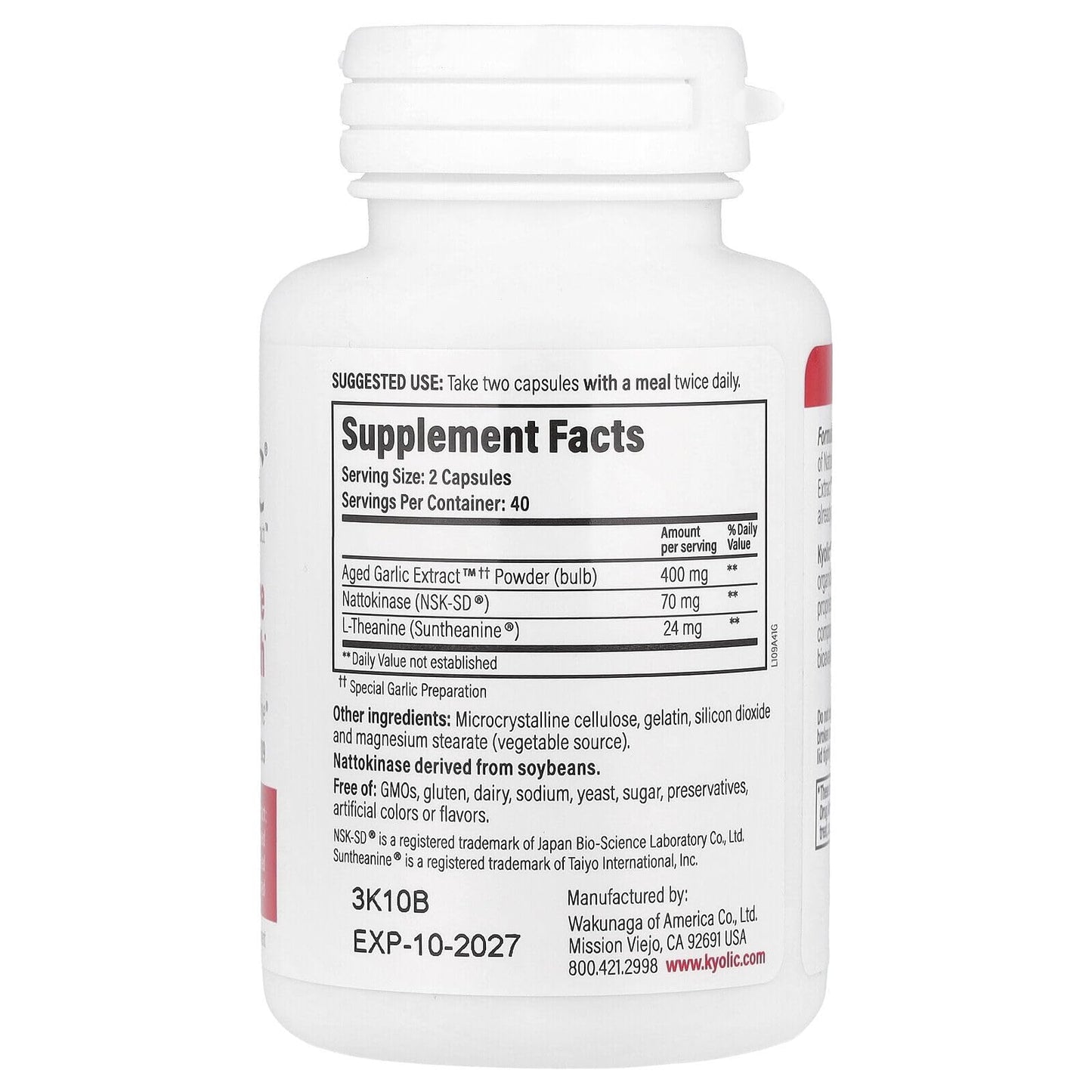 Kyolic Formula Capsule 1 Count