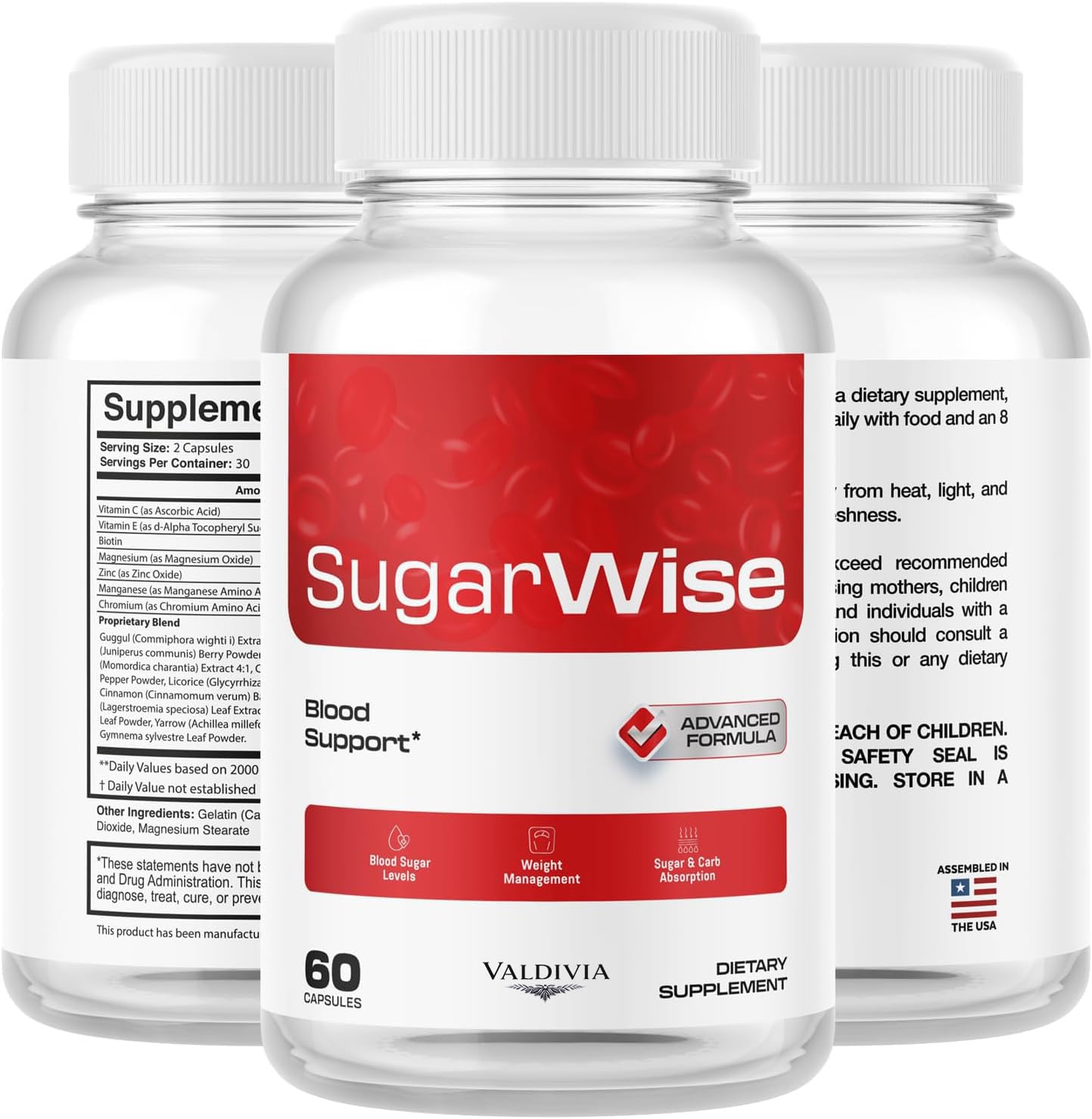 Valdivia Sugar Wise 300 Capsules