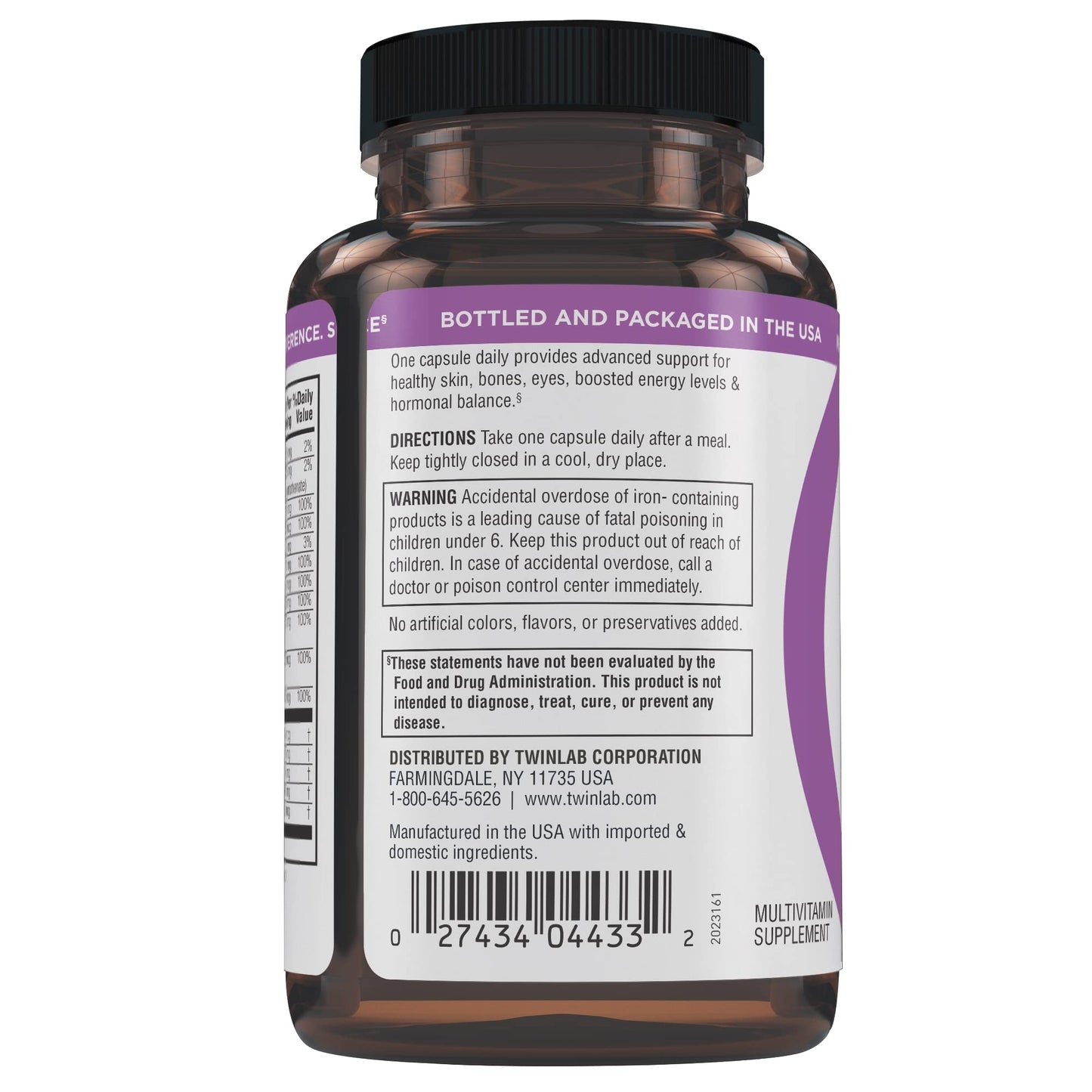 Twinlab TWL Women's Daily One Capsule 60 Count