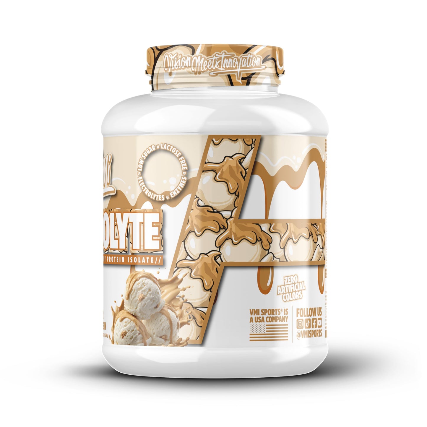 VMI Sports ProtoLyte Whey Isolate Protein Powder Vanilla Peanut Butter, 4.6 lb