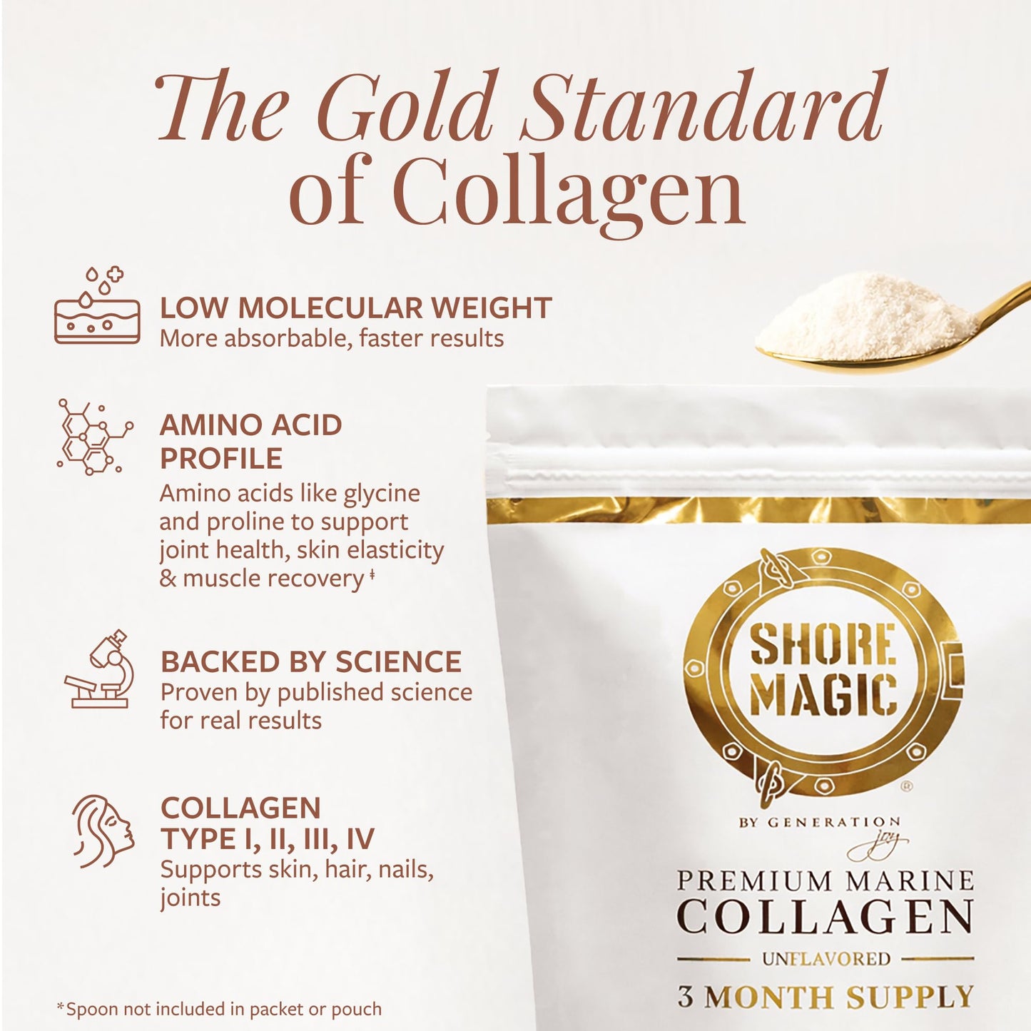 Shore Magic Marine Collagen Powder, 1.98 Pound