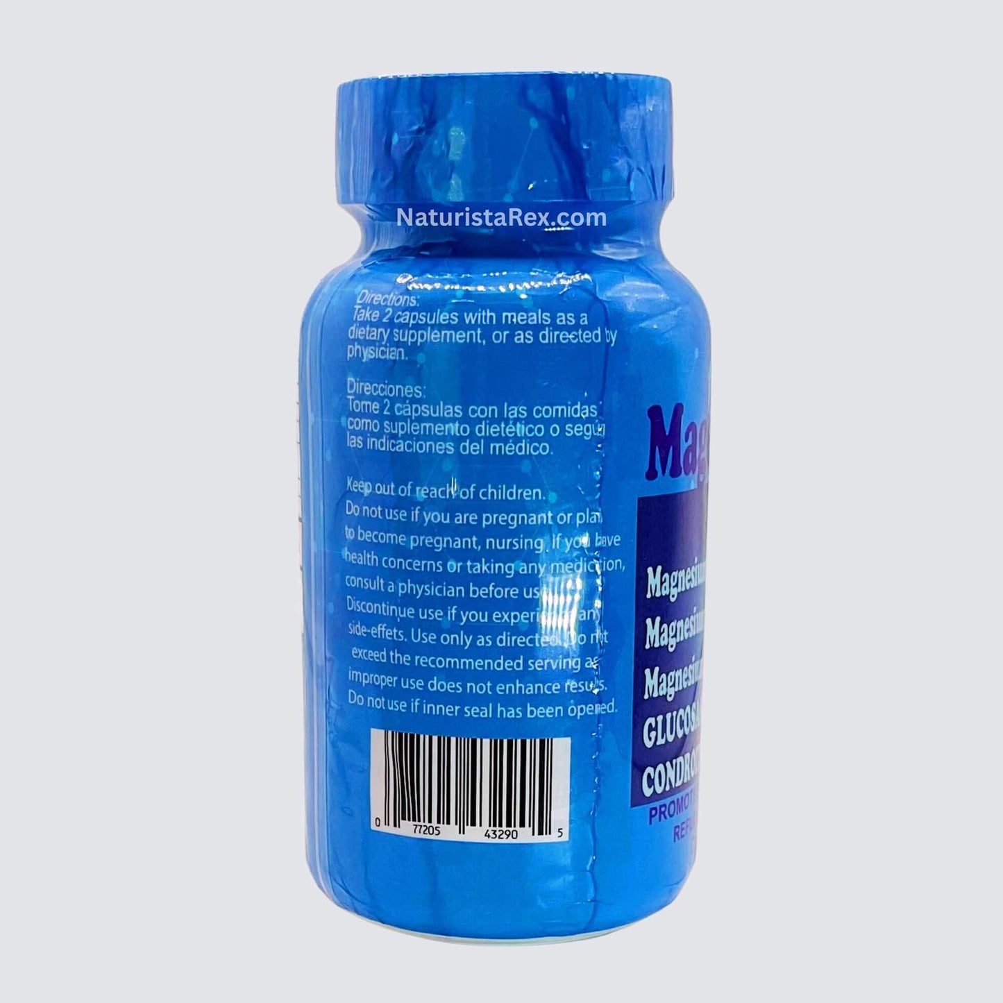 Generic Glucosamine Chondroitin MSM Magnesium Chloride Capsules, 90 Count