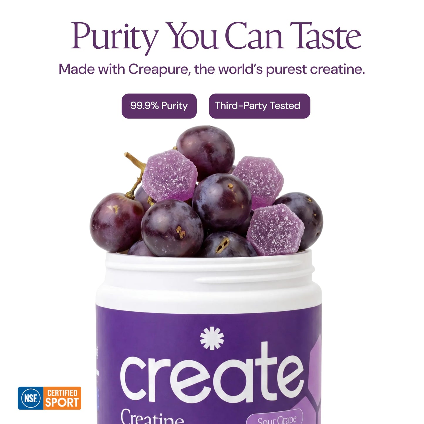 Create Creatine Gummies – Energy & Strength, 90 Count