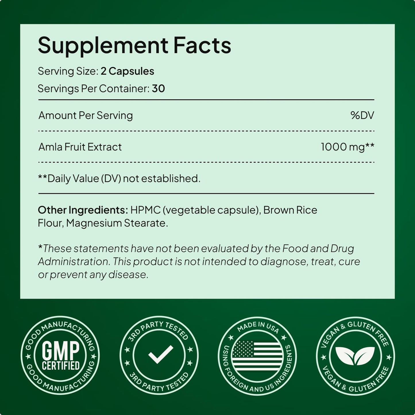 Alevia Amla Superfruit Extract 1000mg, 120 Capsules
