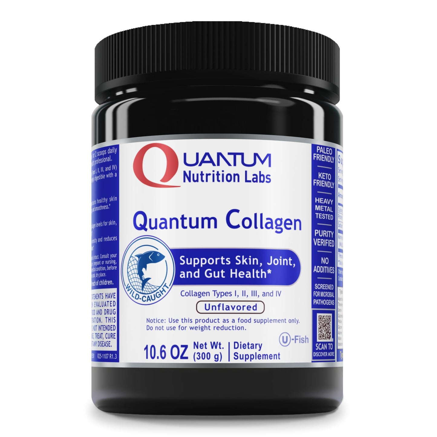 Quantum Nutrition Quantum Collagen Powder 10.6 Ounce