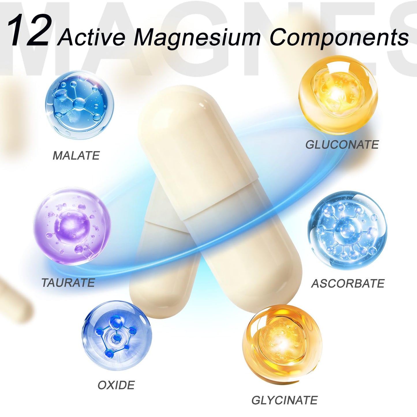 CellJuvMax Magnesium 12-in-1 Complex Capsule 120 Count