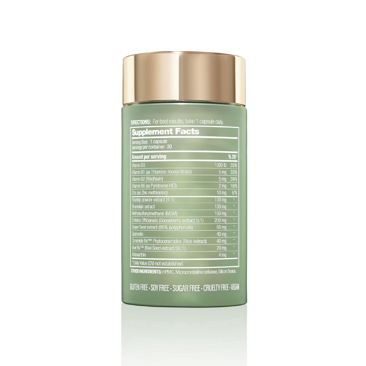 Halo Beauty Kiwi Seed Booster Skin Supplement Capsules 30 Count