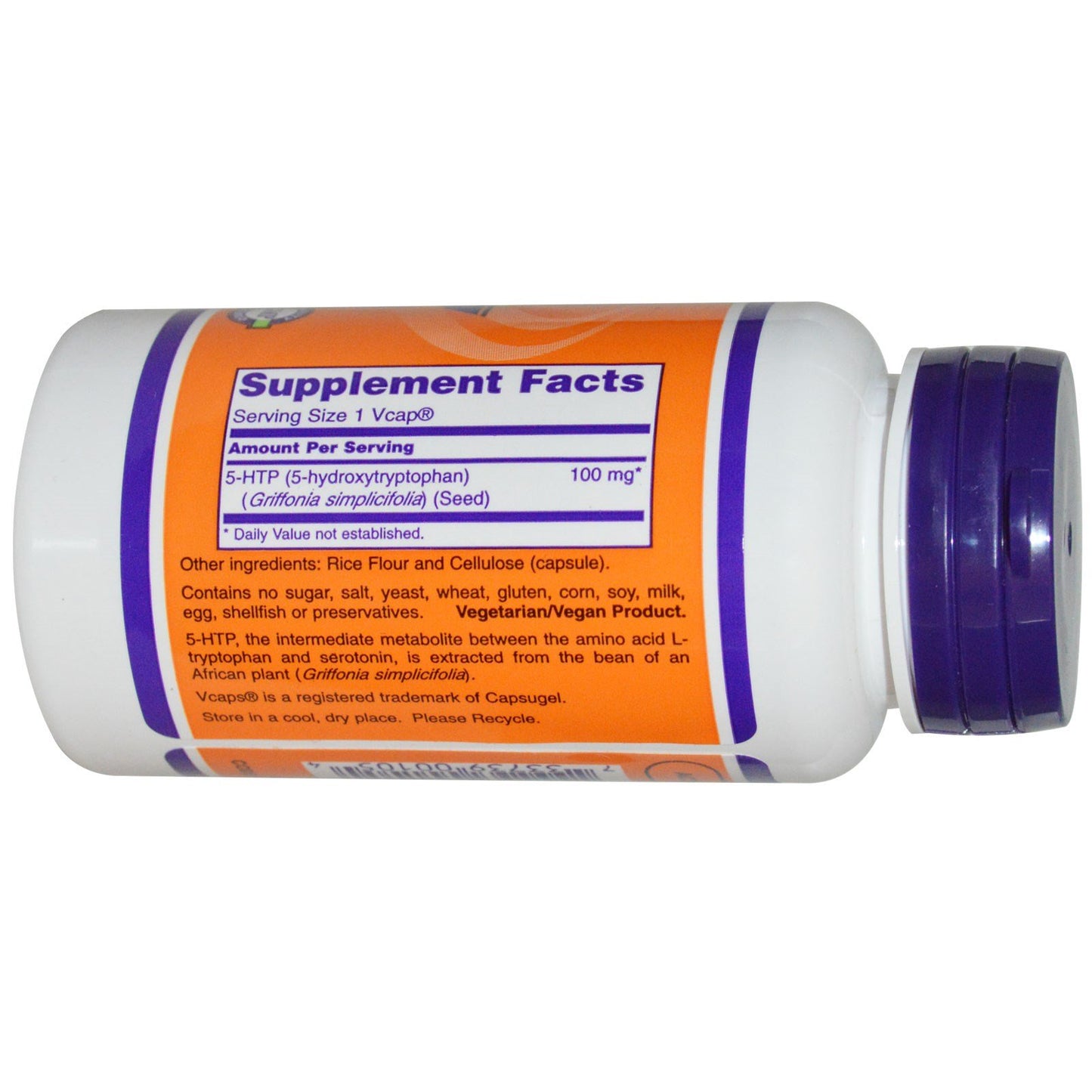 NOW Foods 5-HTP 100mg 120 Capsules