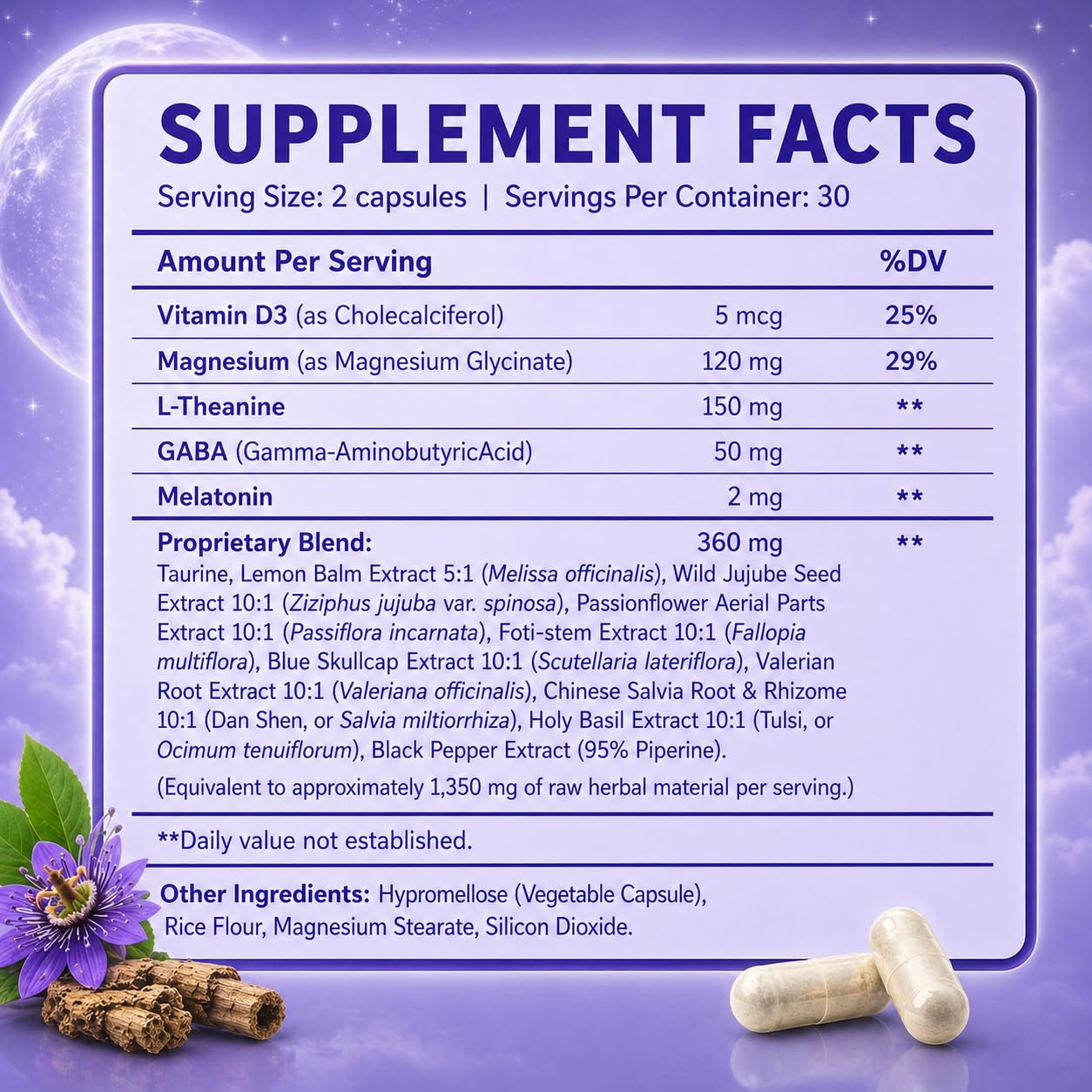 Diamond Clouds SleepVive Capsule 60 Count