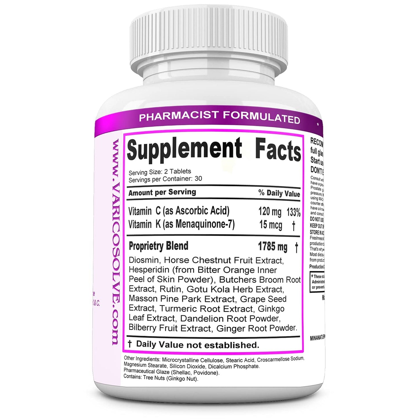MINANATURALS VARICOSOLVE 60 Tablets