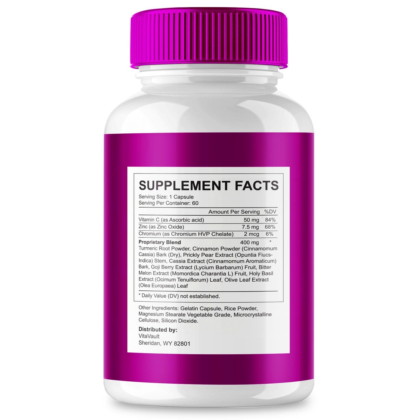 Vitavault Steel Bite Pro Capsule 60 Count