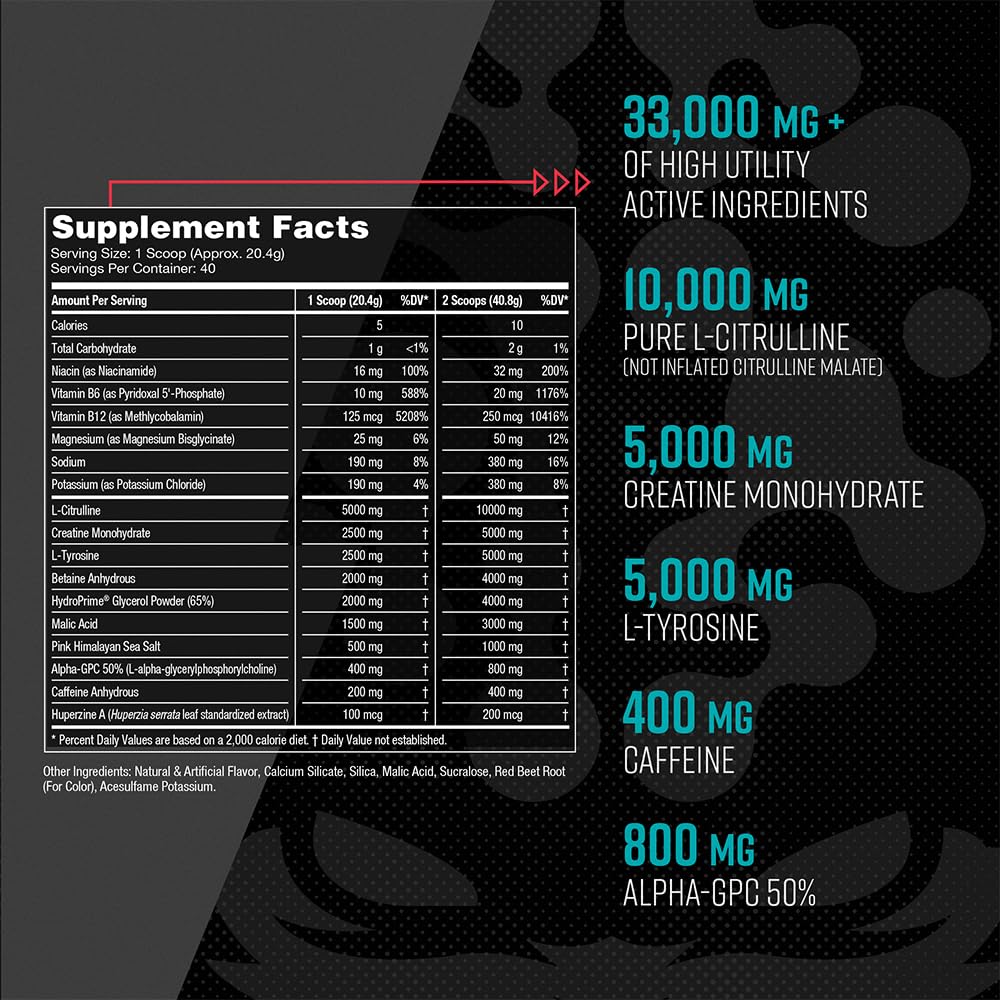 Gorilla Mind Gorilla Mode Pre Workout Powder 22.24