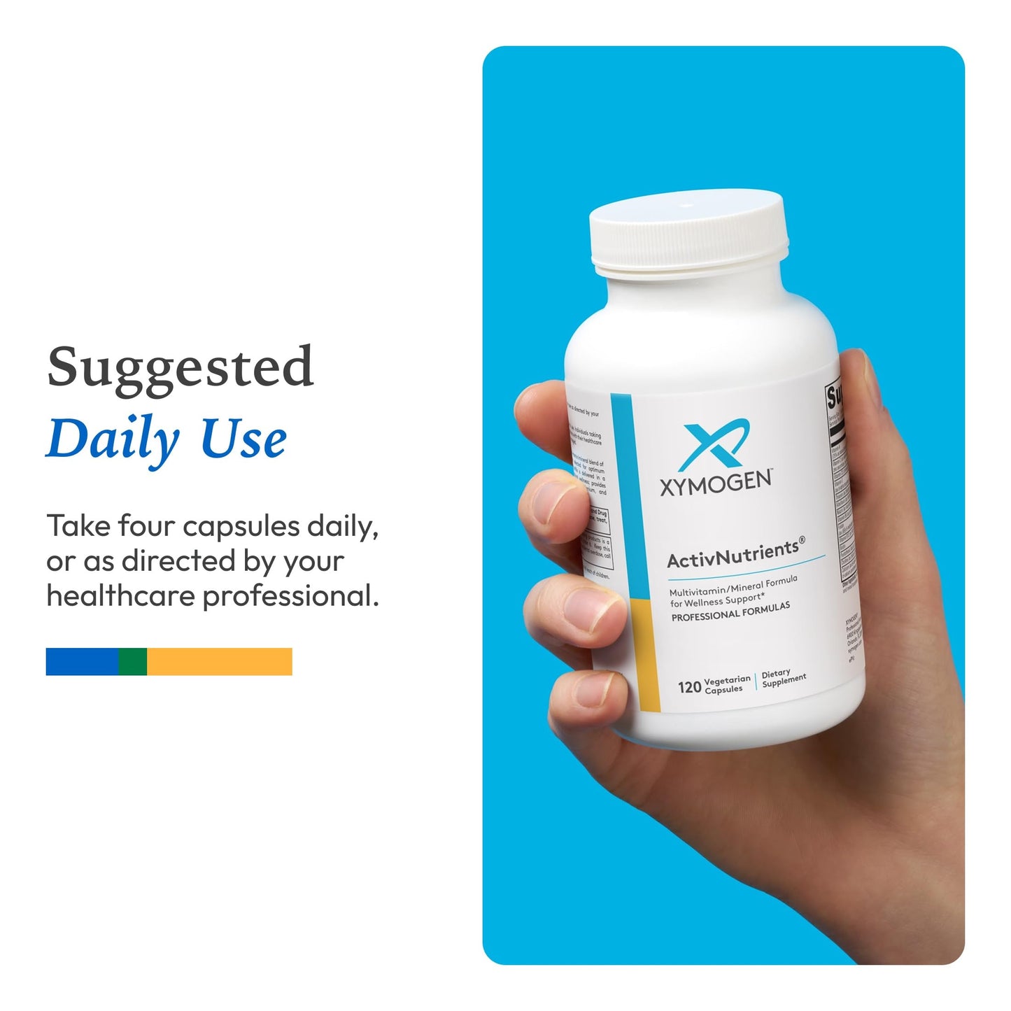 XYMOGEN ActivNutrients Multivitamin & Multimineral Formula Capsules 120