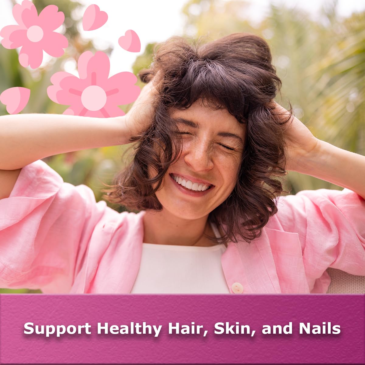 Heartland Pharma Beauty+ Complex Formula Capsules Biotin, Collagen & Keratin Healthy Hair, Skin & Nails Supplement – Vegan-Friendly, High Potency – 60 Capsules