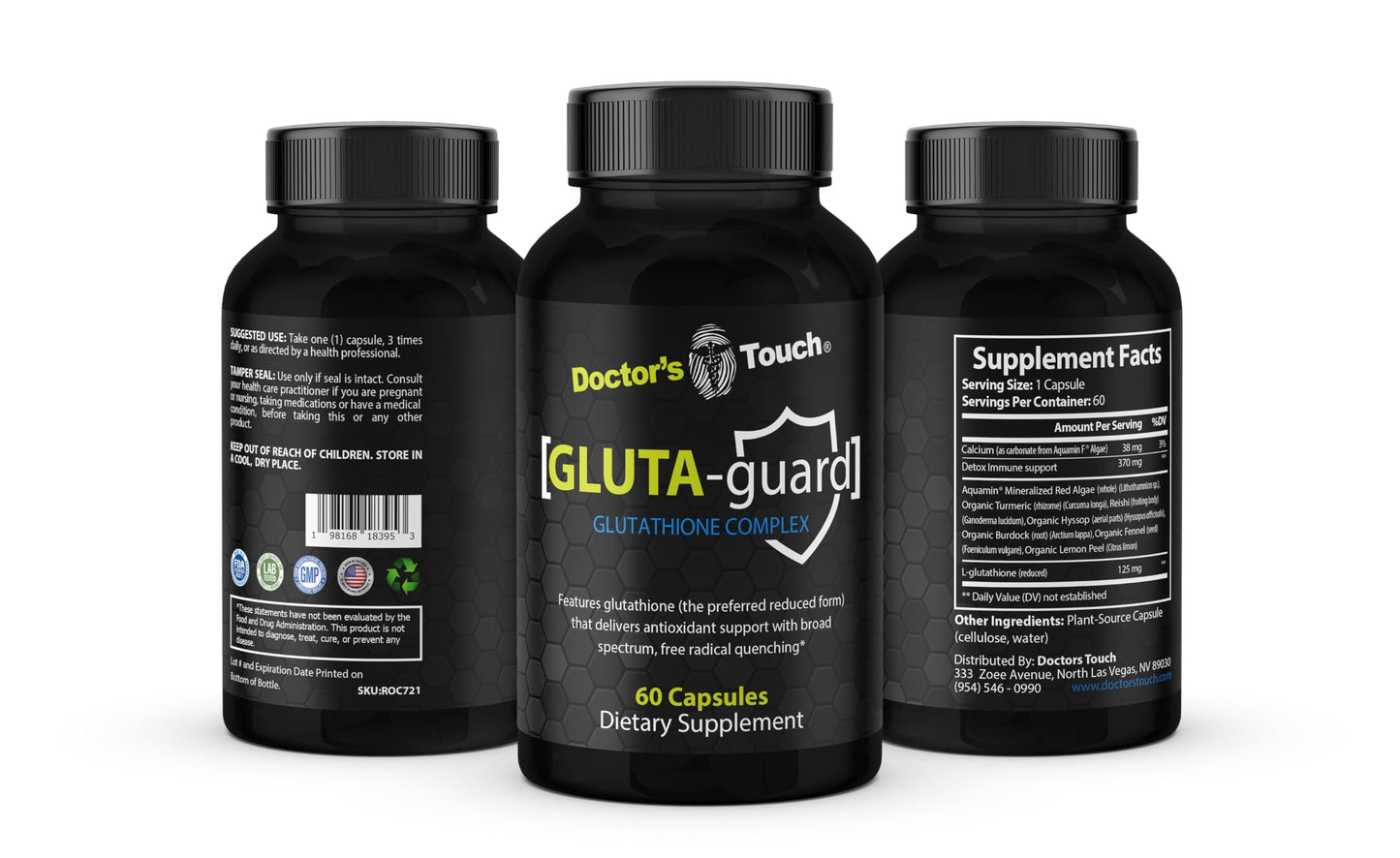 Doctor's Touch Liposomal Glutathione Supplement Capsule 1 Count