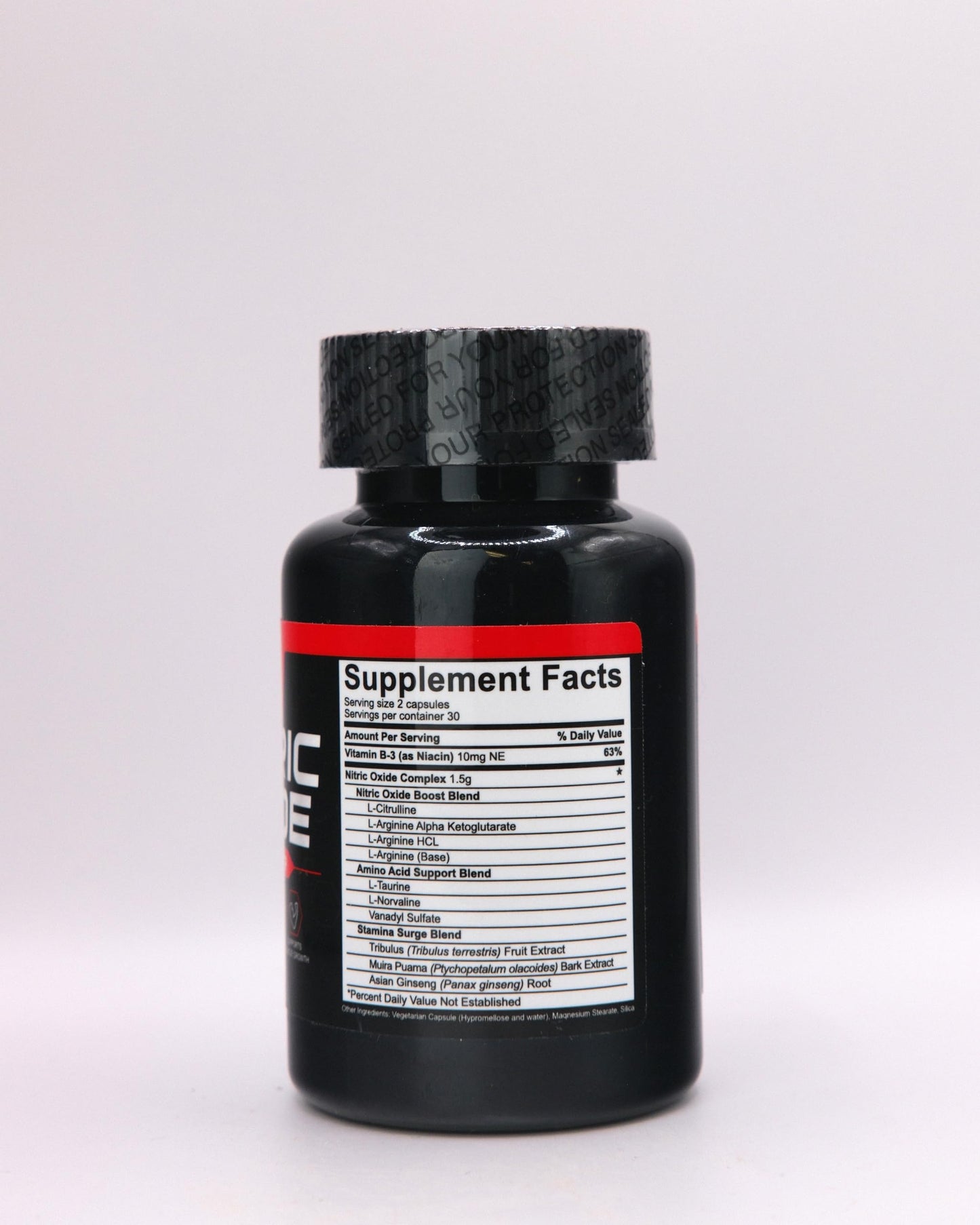 AZ BIOTECH Nitric Oxide Booster – Nitric Oxide Complex 1.5g with Vitamin B3 (Niacin) 10mg NE 60 Capsules