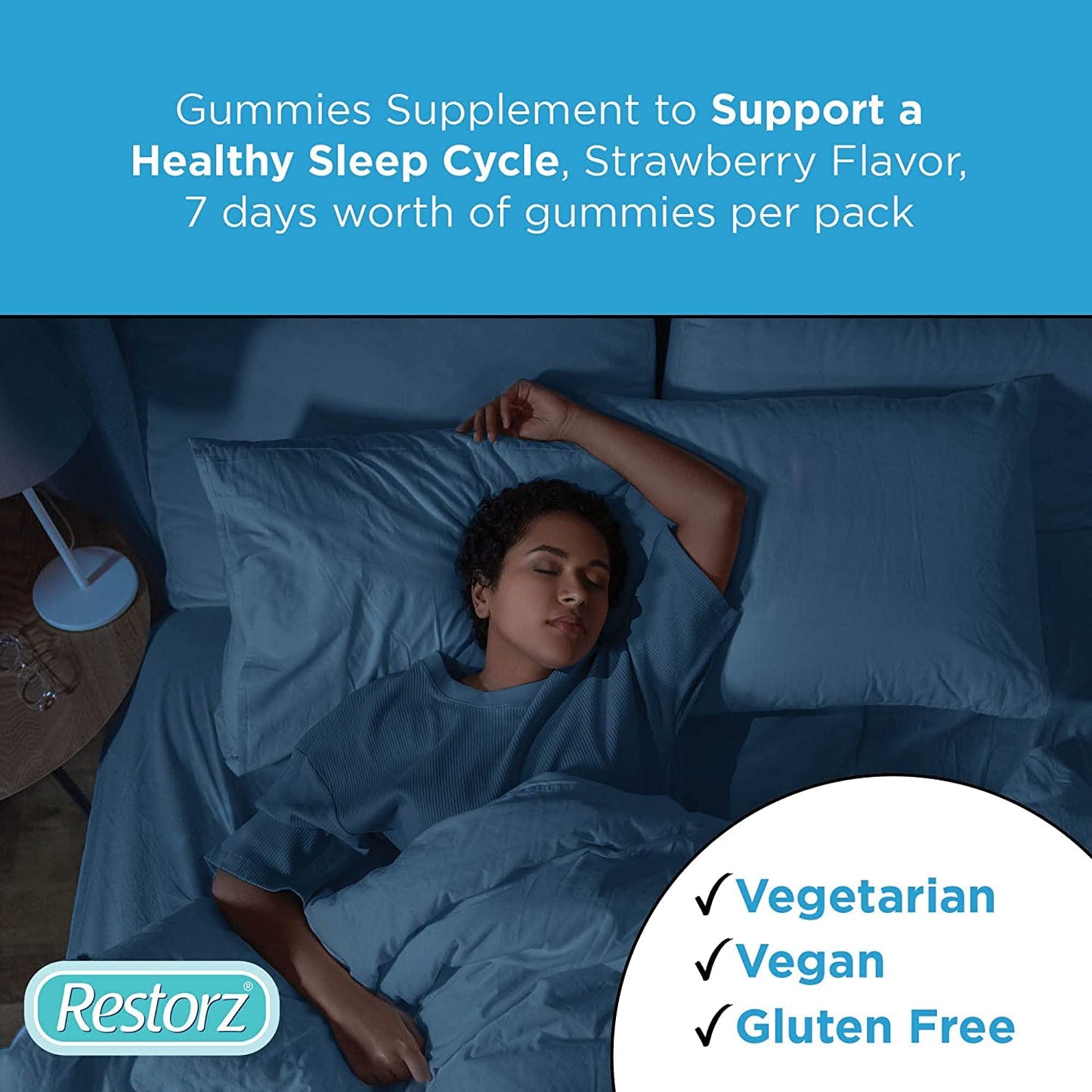Restorz Restful Sleep Melatonin 5mg Gummies, 112 Count