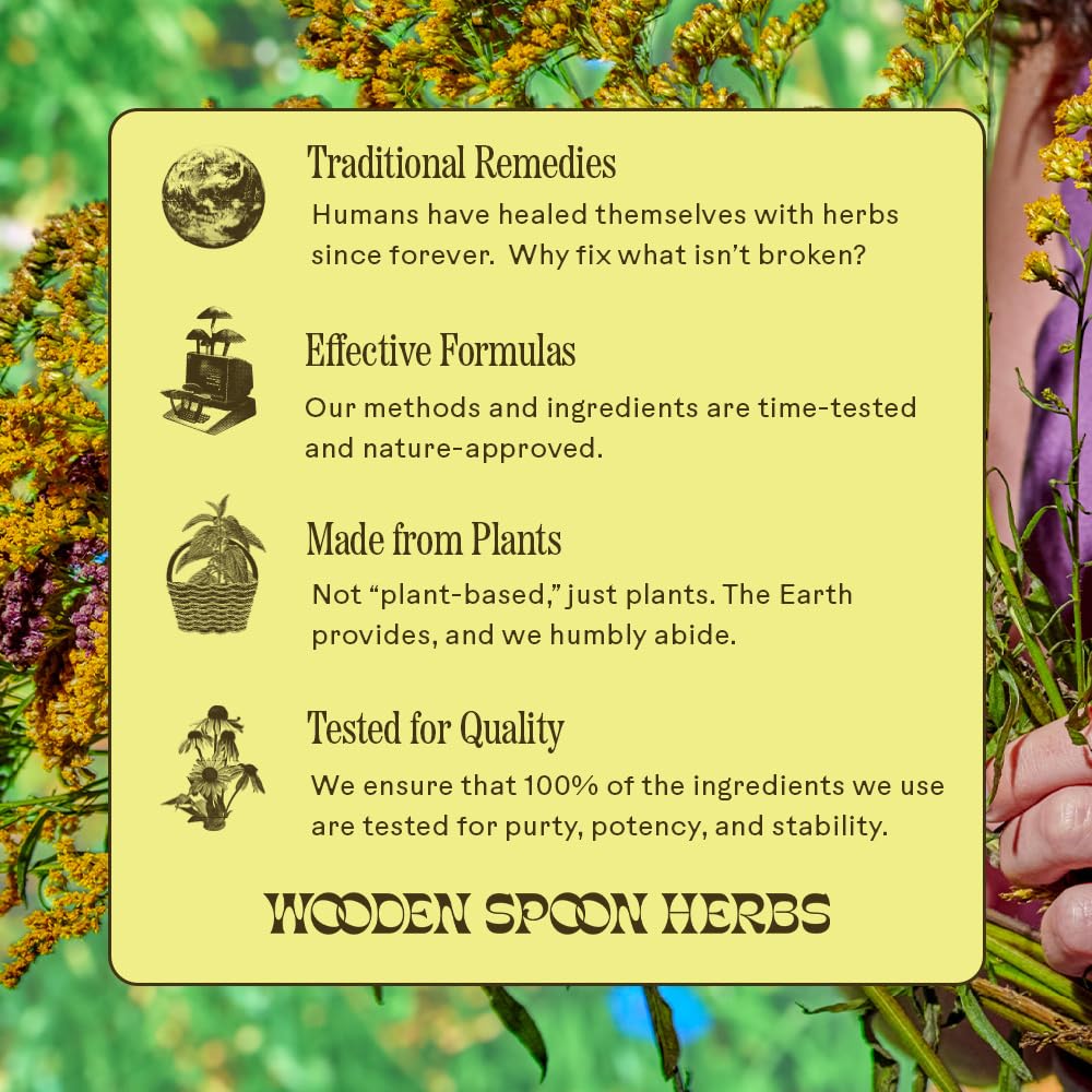 Wooden Spoon Herbs Stress Savior Capsule 90 Count