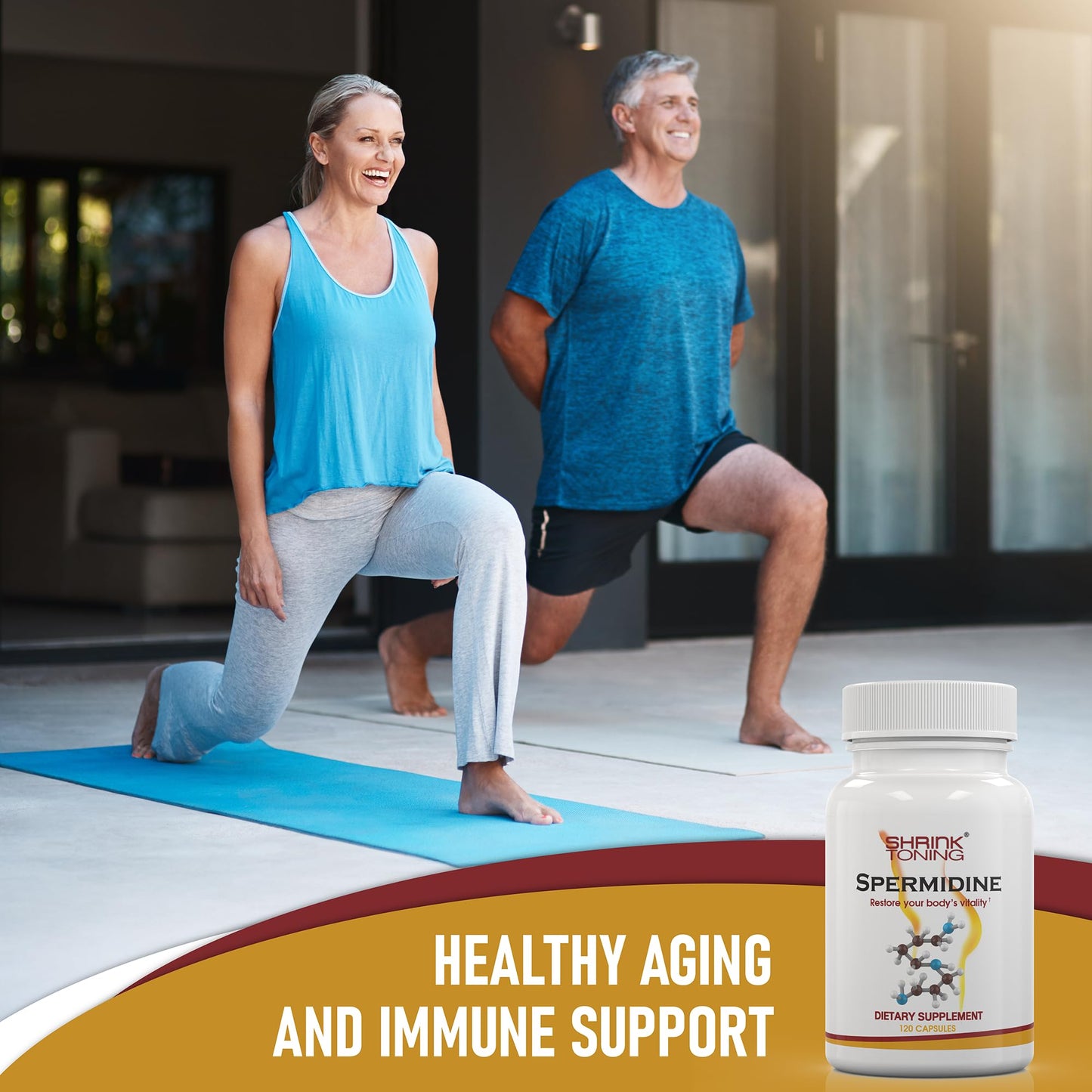 Shrink Spermidine Supplements Skin & Anti-Aging Support 120 Capsules