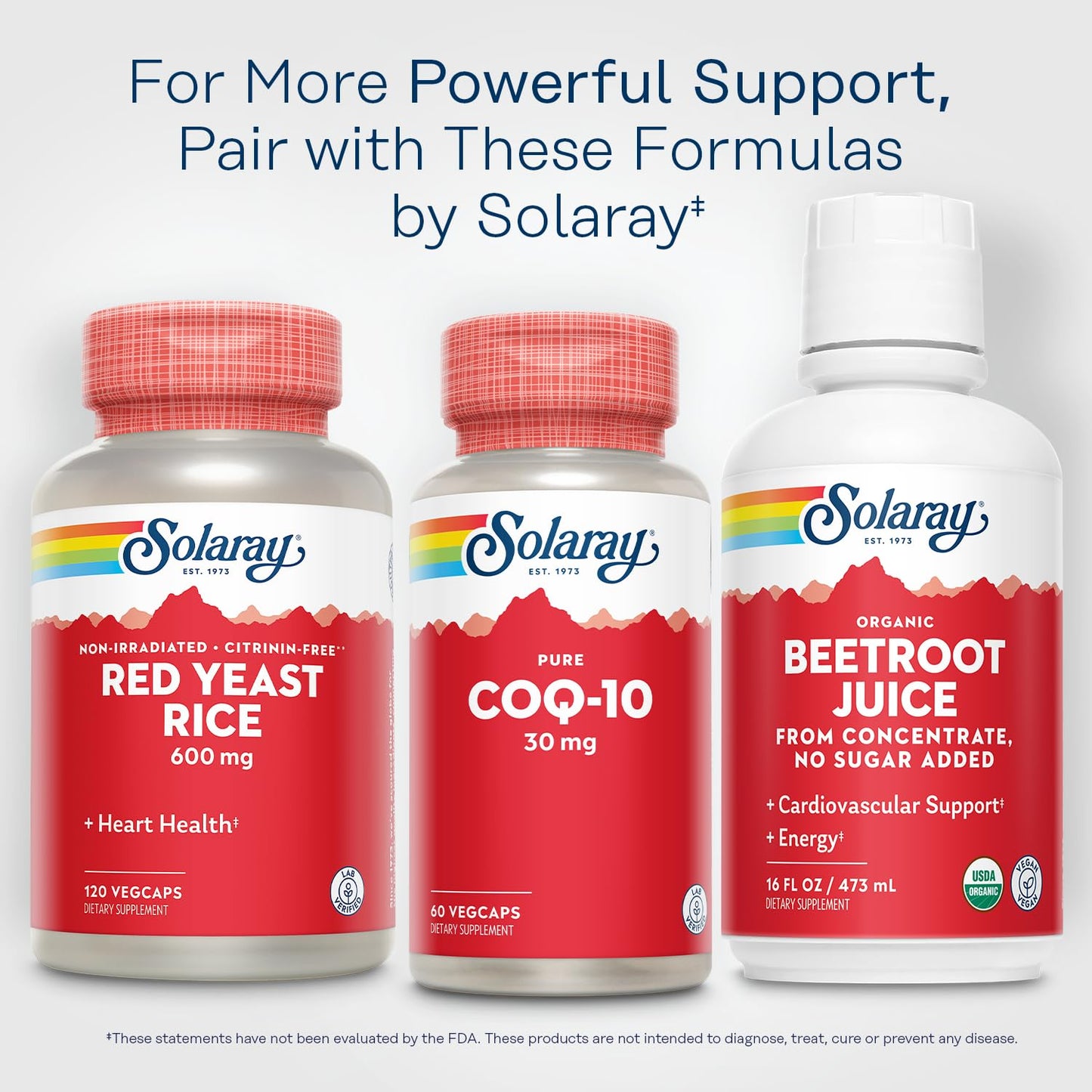 SOLARAY Pure CoQ-10 30 mg Capsule, 60 VegCaps
