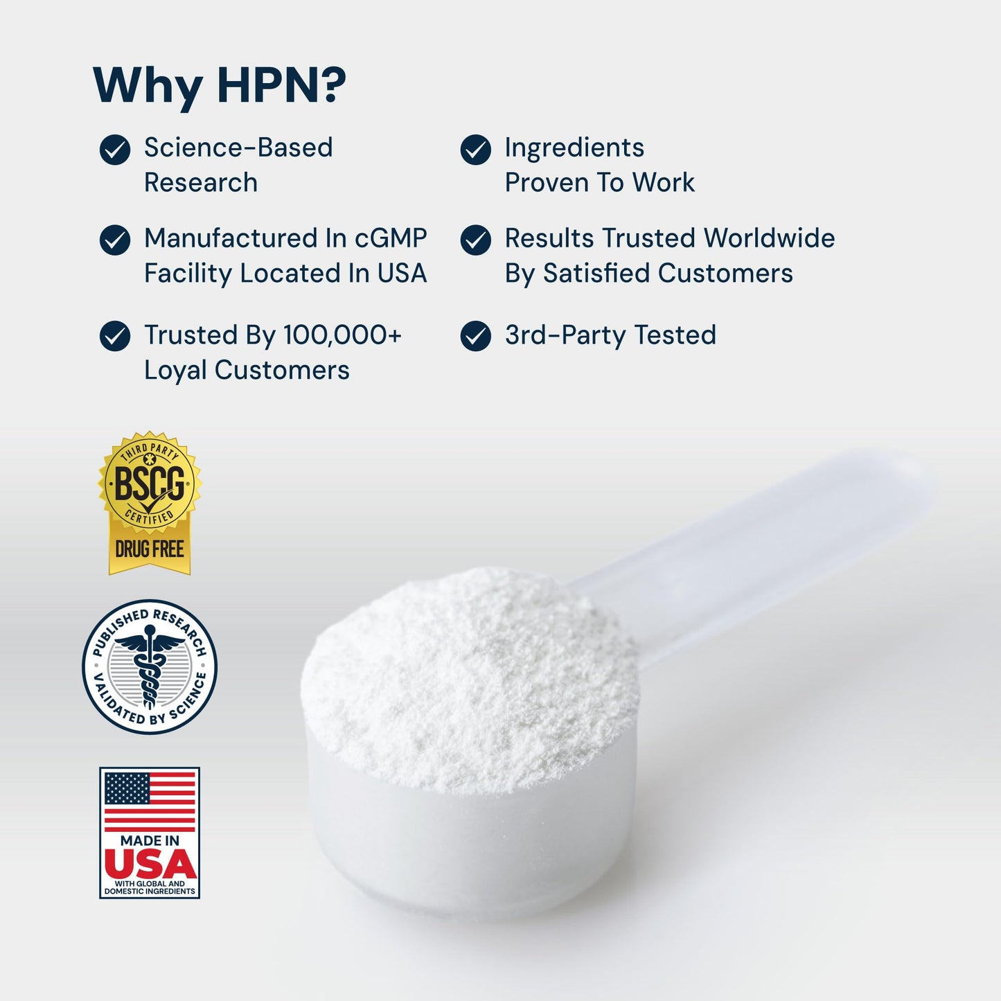 HPN C2 Creatine Monohydrate Powder 8.75 Ounce