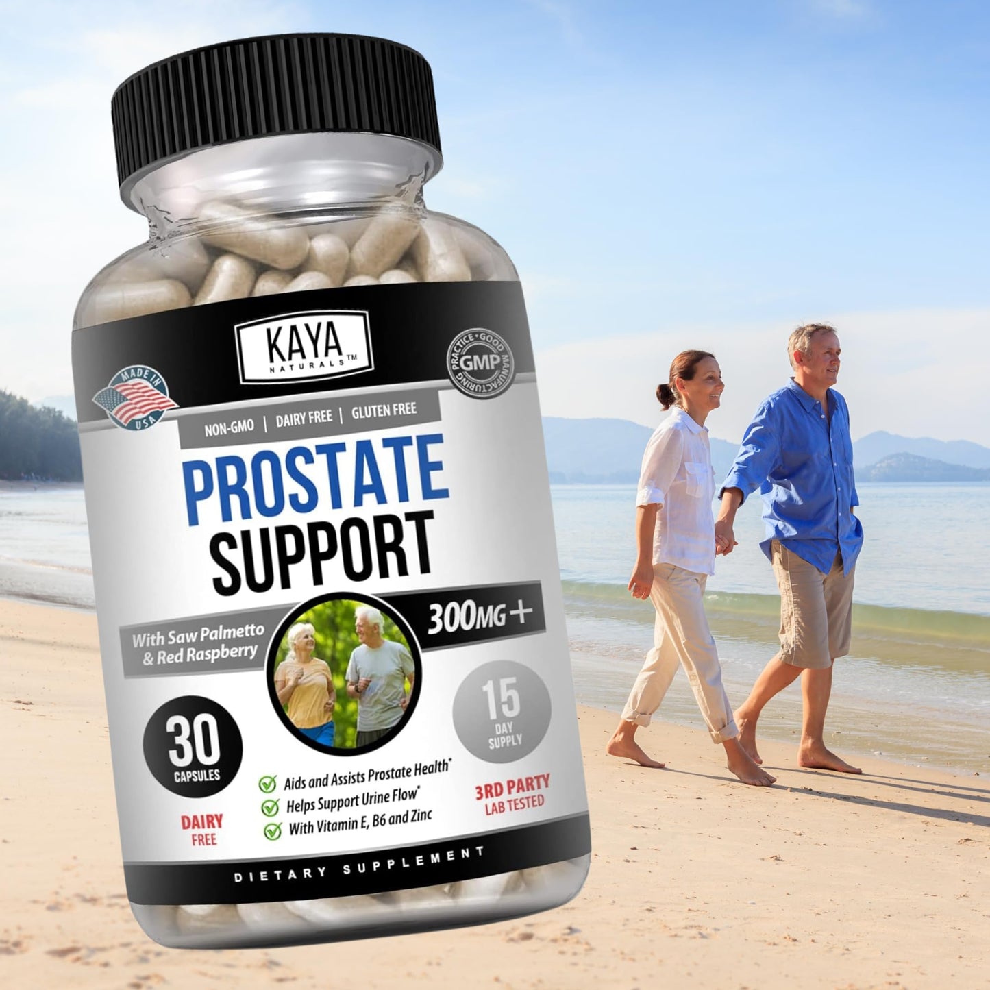 Kaya Naturals Prostate Support Capsules 30 Count