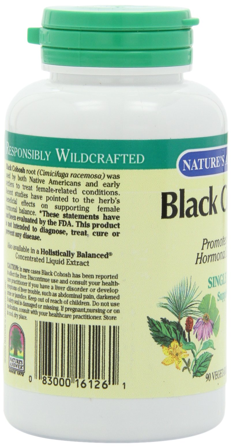 Nature's Answer Black Cohosh Root Capsule 90 Count