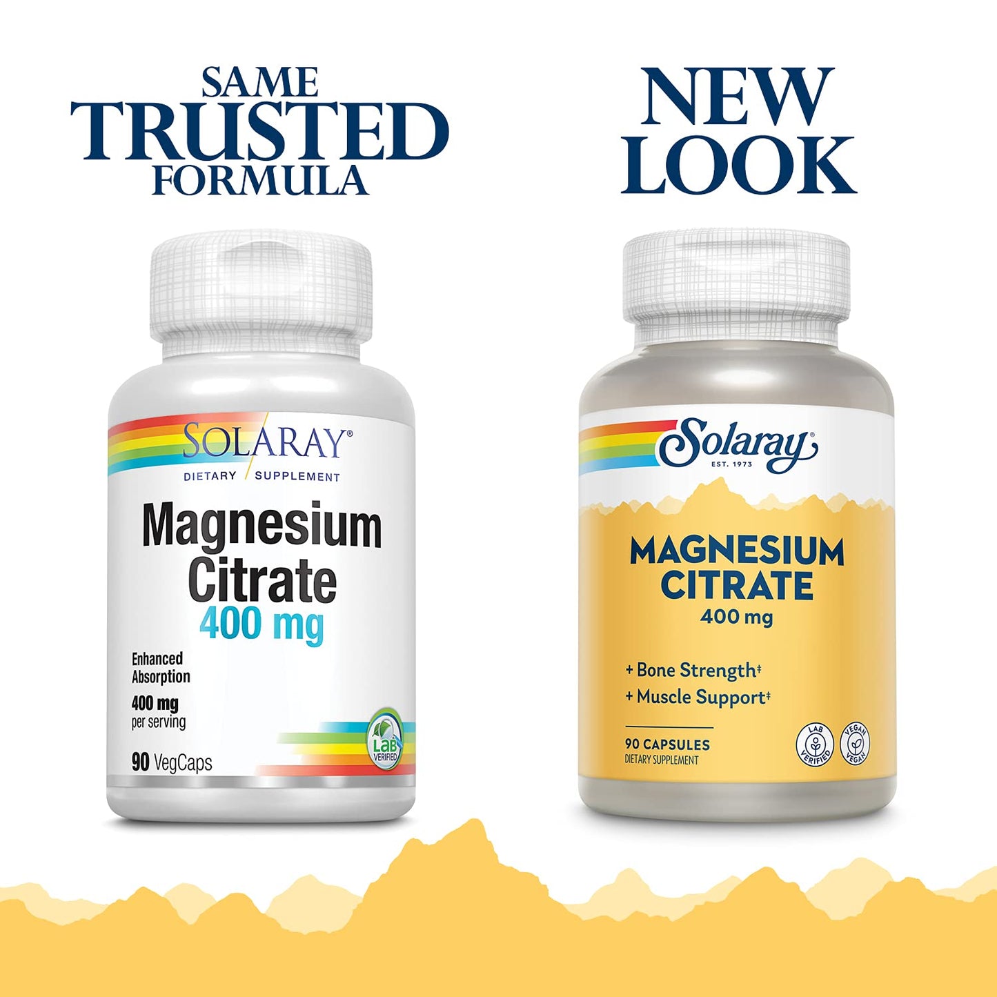 Solaray Magnesium Citrate Capsules 180 Count