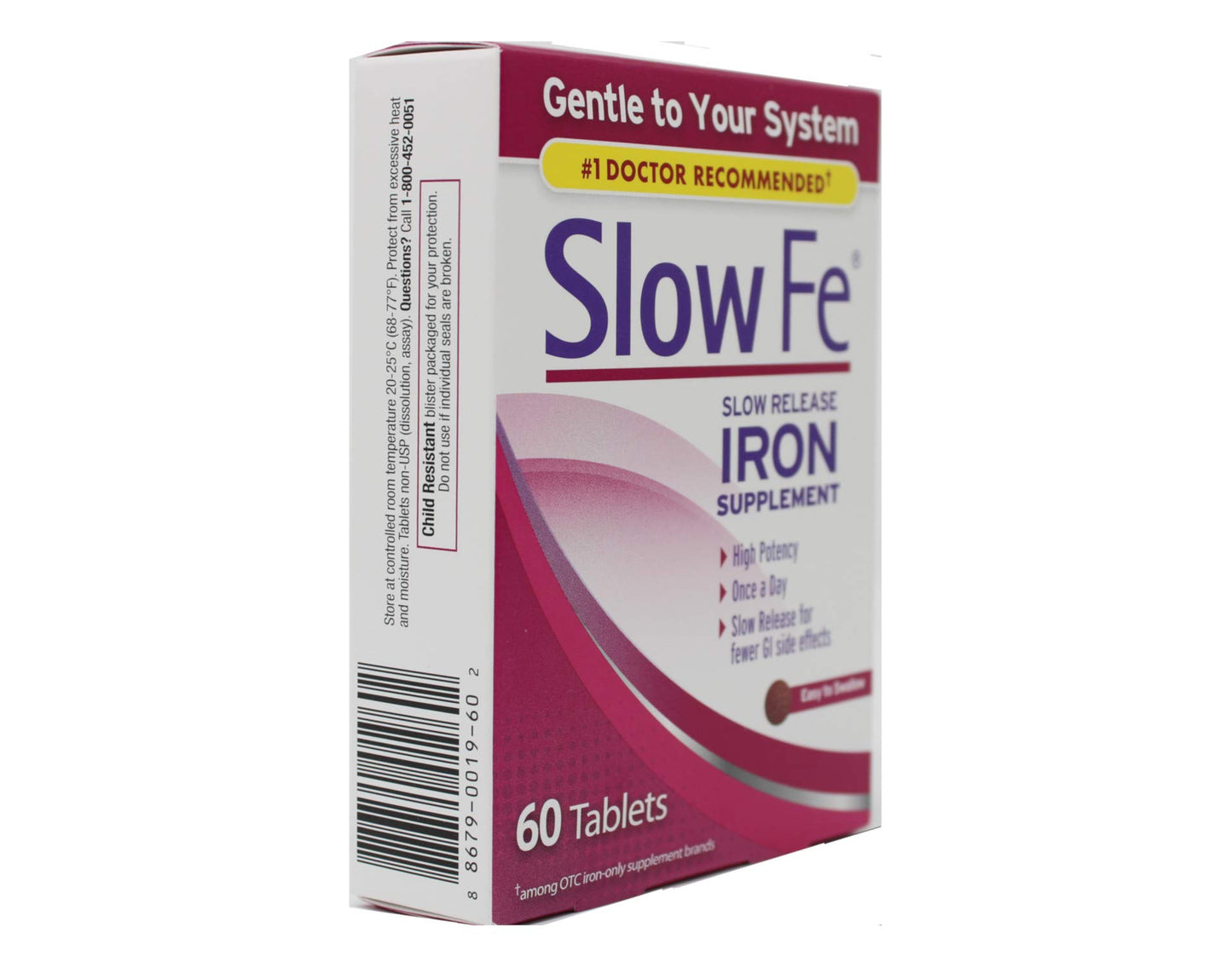 Slow Fe Slow Release Iron Tablets, 120 Tablets