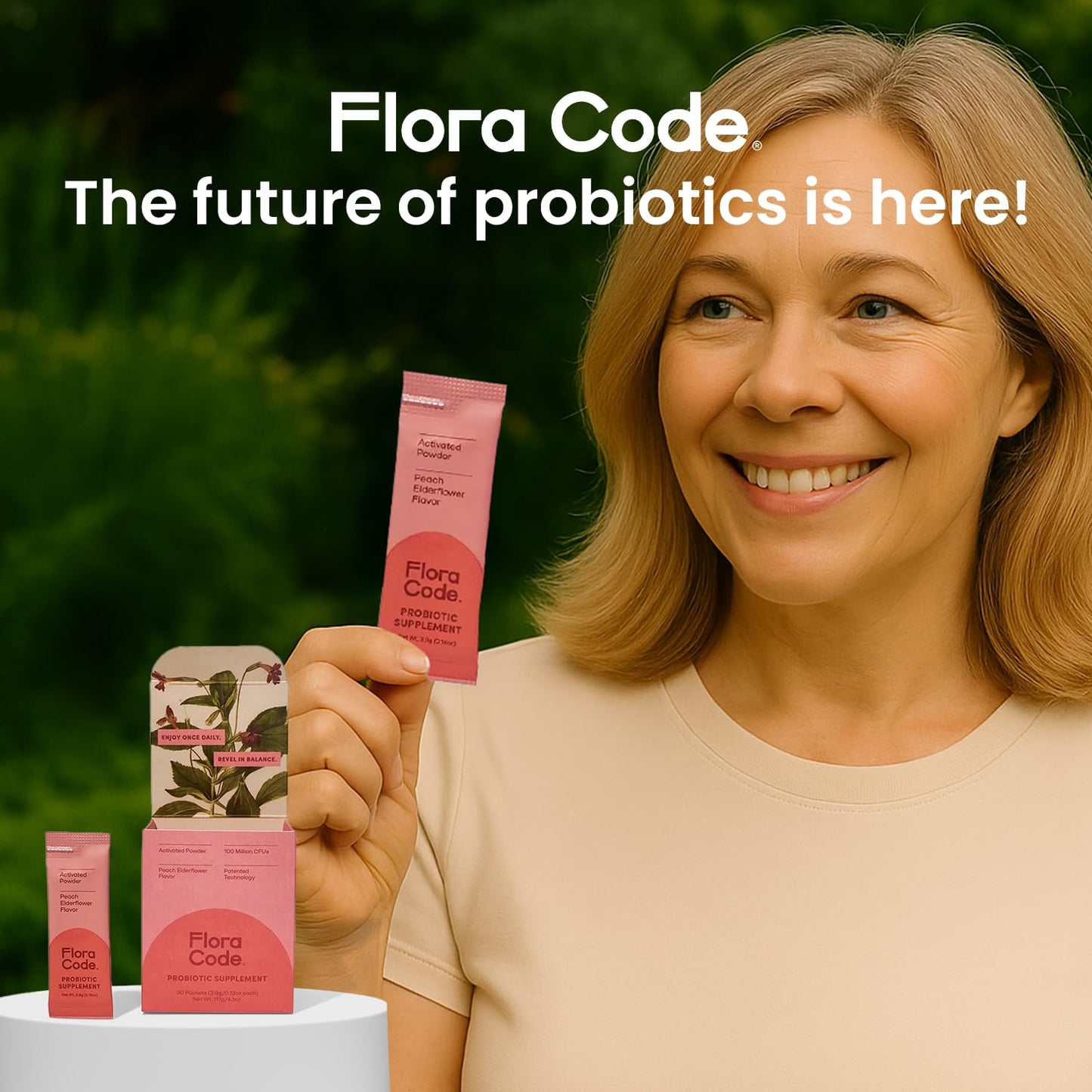 Flora Code Probiotic Powder 4.01 Ounce