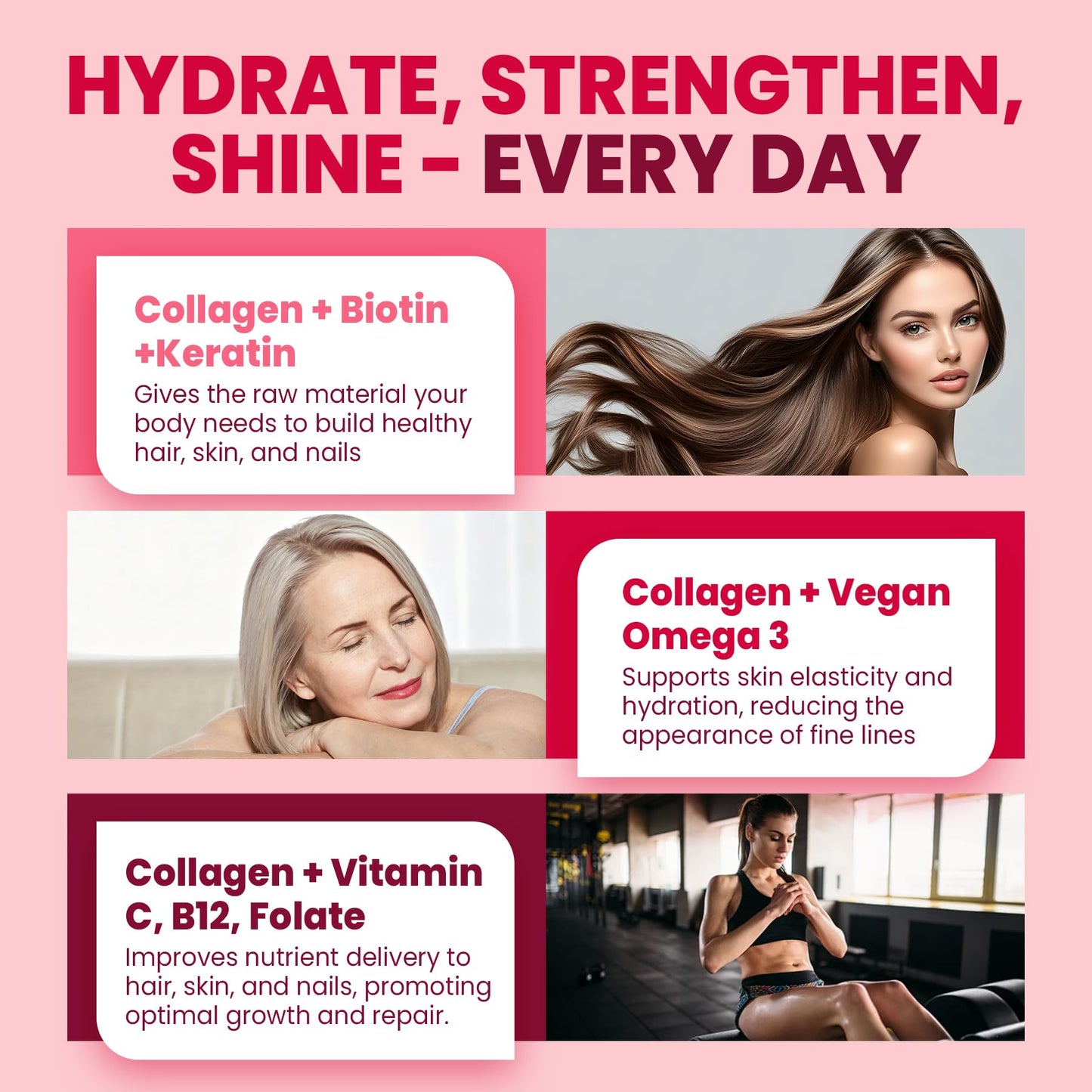 NEVISS Hydrolyzed Multi Collagen Peptides Gummies 120 Count