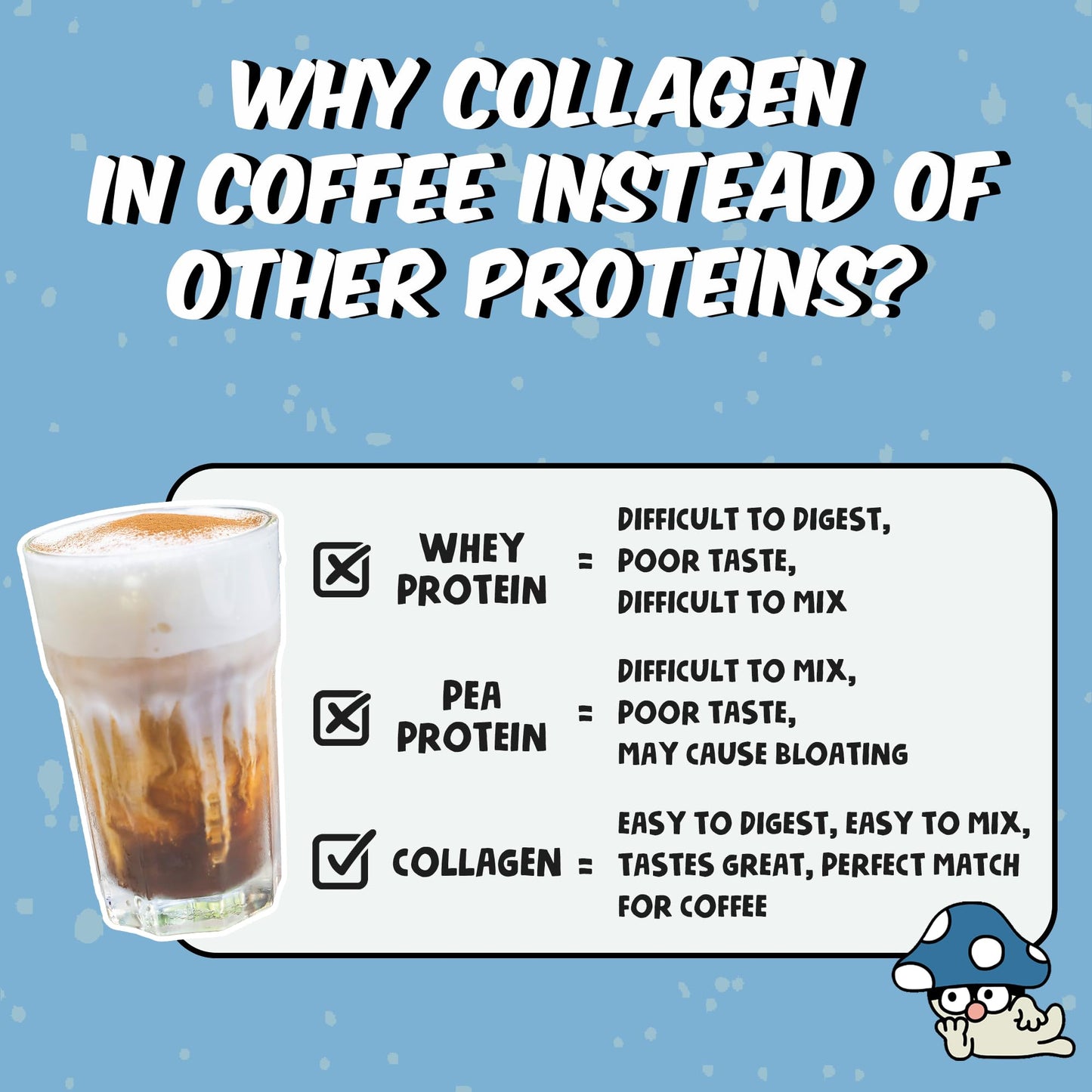 Renude Collagen Crush Protein Coffee Creamer with Collagen Peptides Powder 14.8 oz