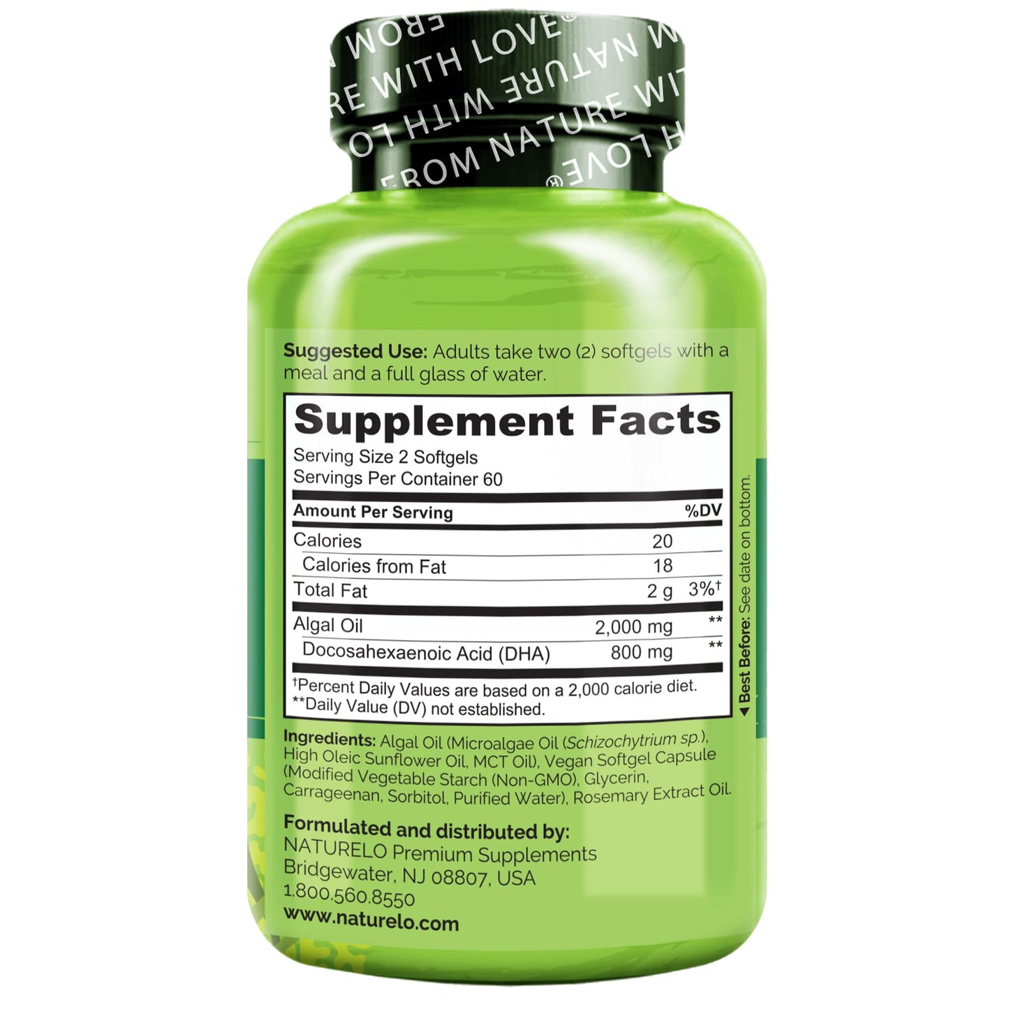 Naturelo Vegan DHA Capsule 120