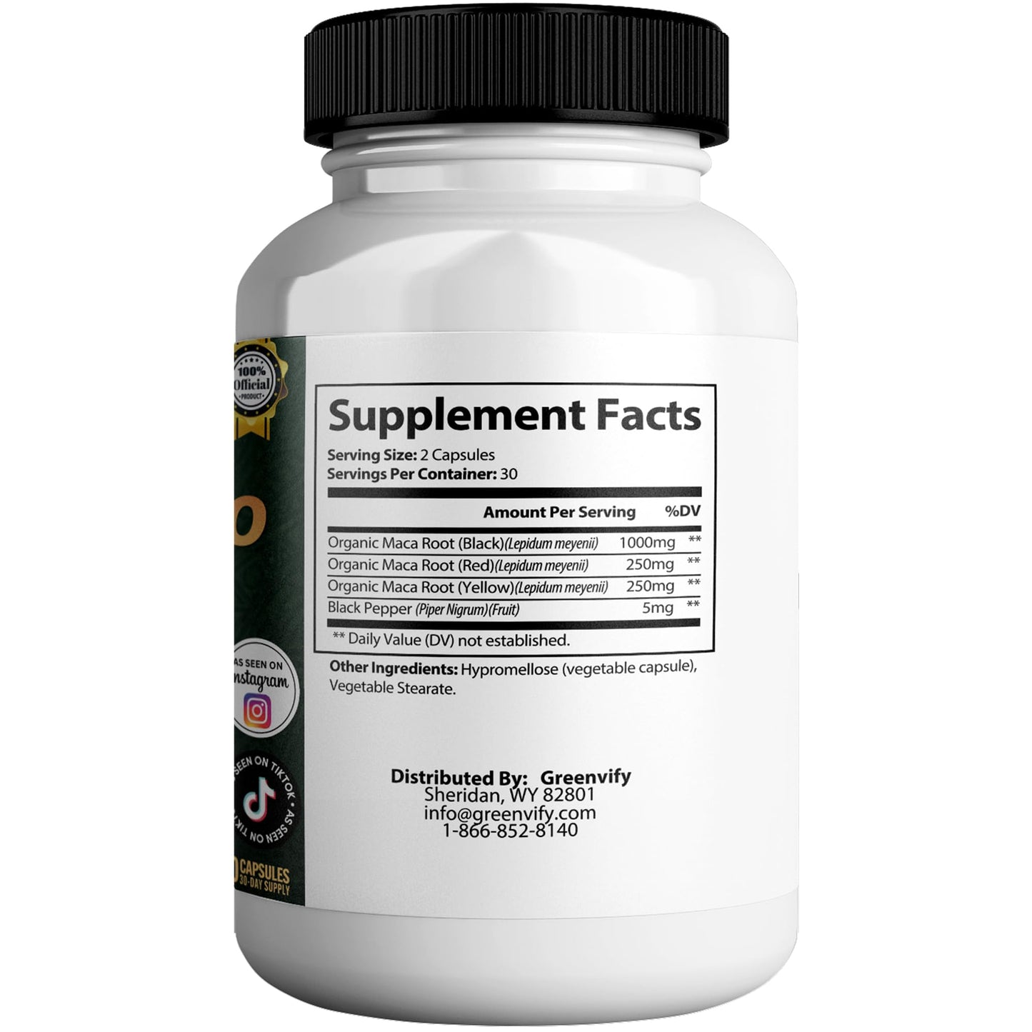 GREENVIFY Tupi Testo MAX Capsule 60 Count