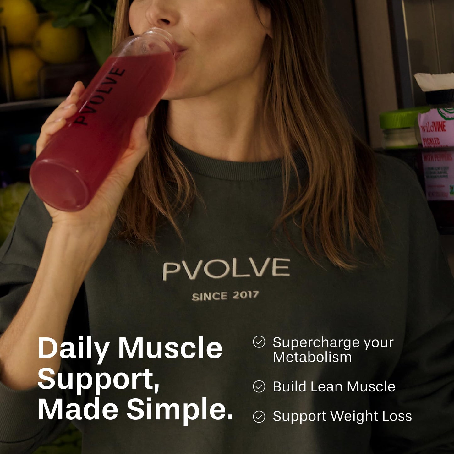 PVOLVE Sculpt 9 EAA & BCAA Powder for Women, Very Berry Flavor, 11.6 Ounce
