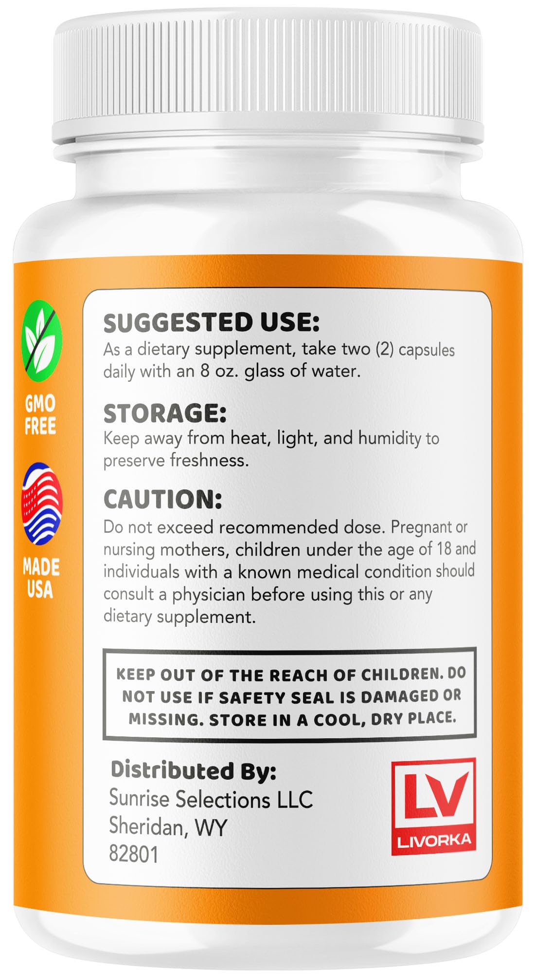 LIVORKA Glycetra Capsules, 300 Capsules