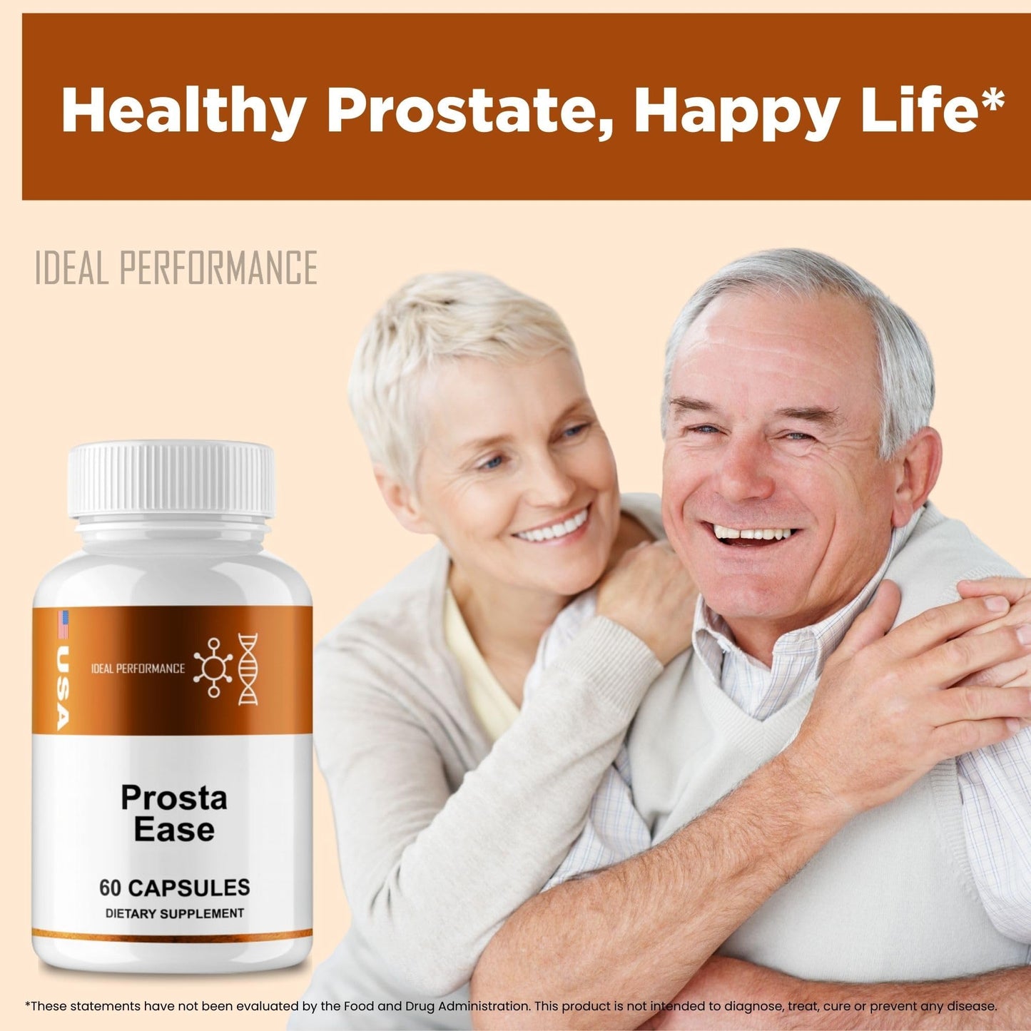 IDEAL PERFORMANCE ProstaEase Capsules, 60 Count