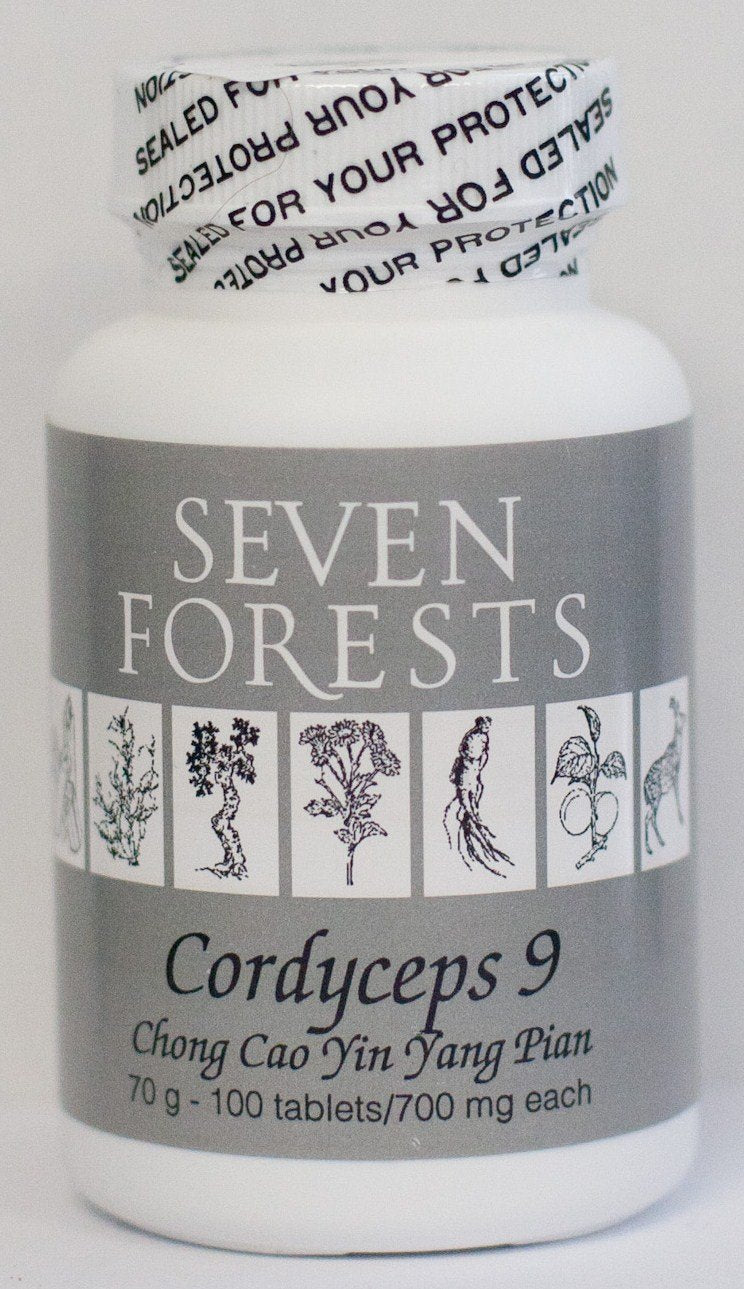 Seven Forests Cordyceps 9 Tablets, 100 Count