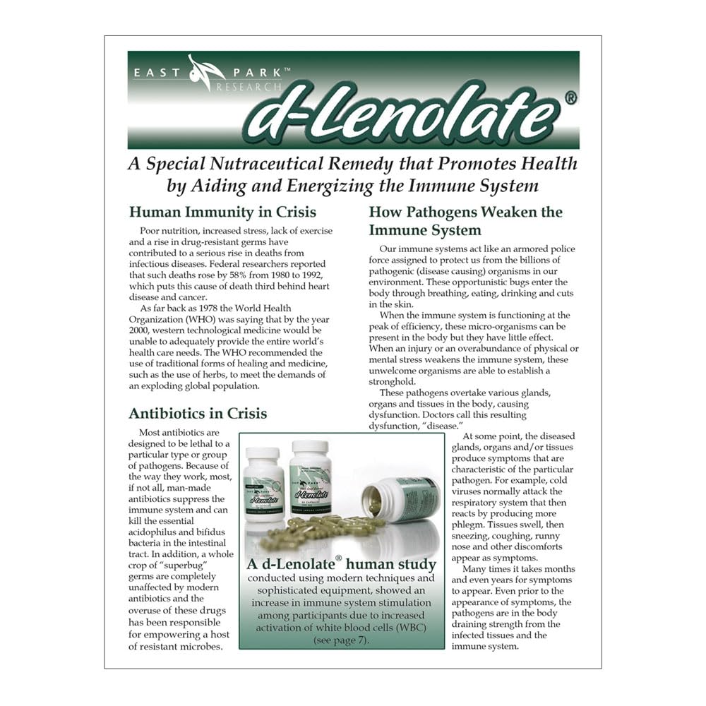 East Park Research d-lenolate Capsules 180