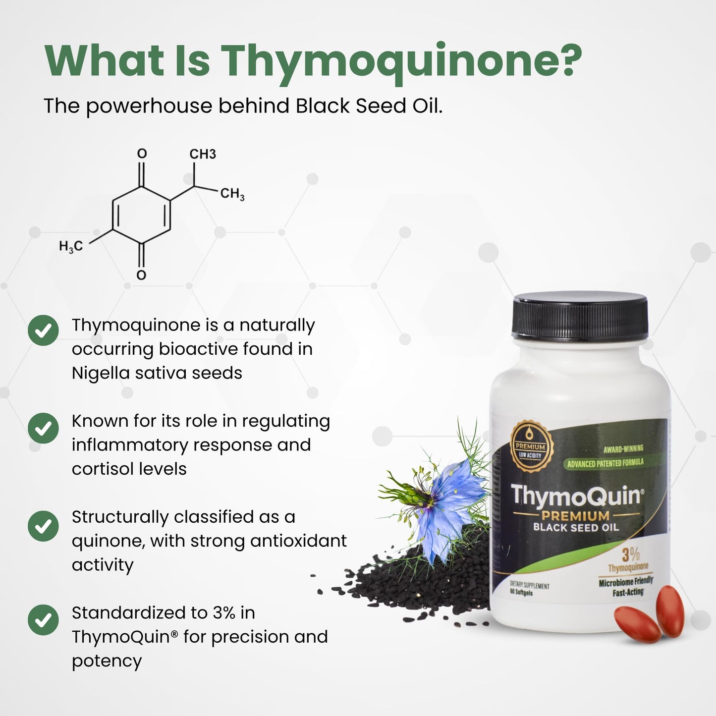 ThymoQuin Cold Pressed Black Seed Oil Softgels 120-Count