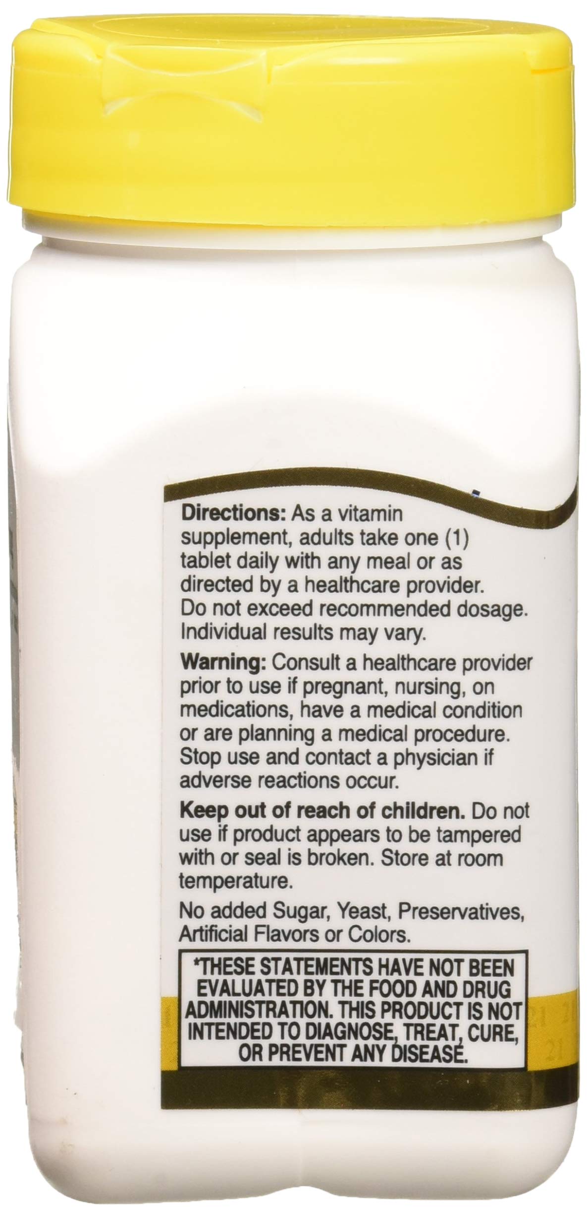 21st Century Vitamin B-6 100 Mg Tablet, 110 Tablets