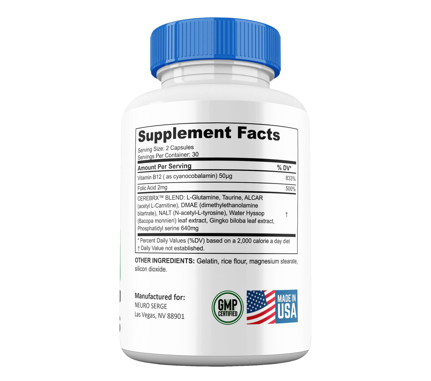 Gold Nutra NeuroSerge Capsule 1 Count