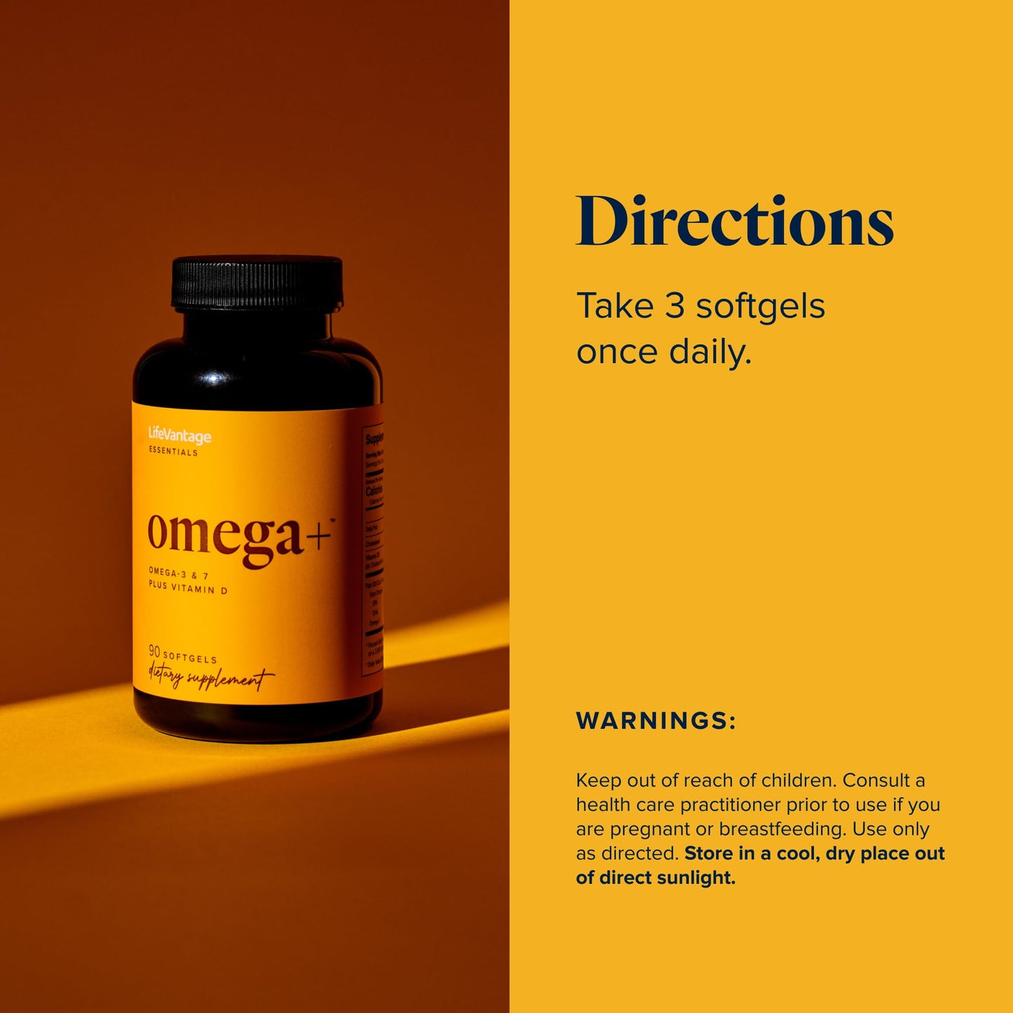 LifeVantage Omega+ Softgels 90