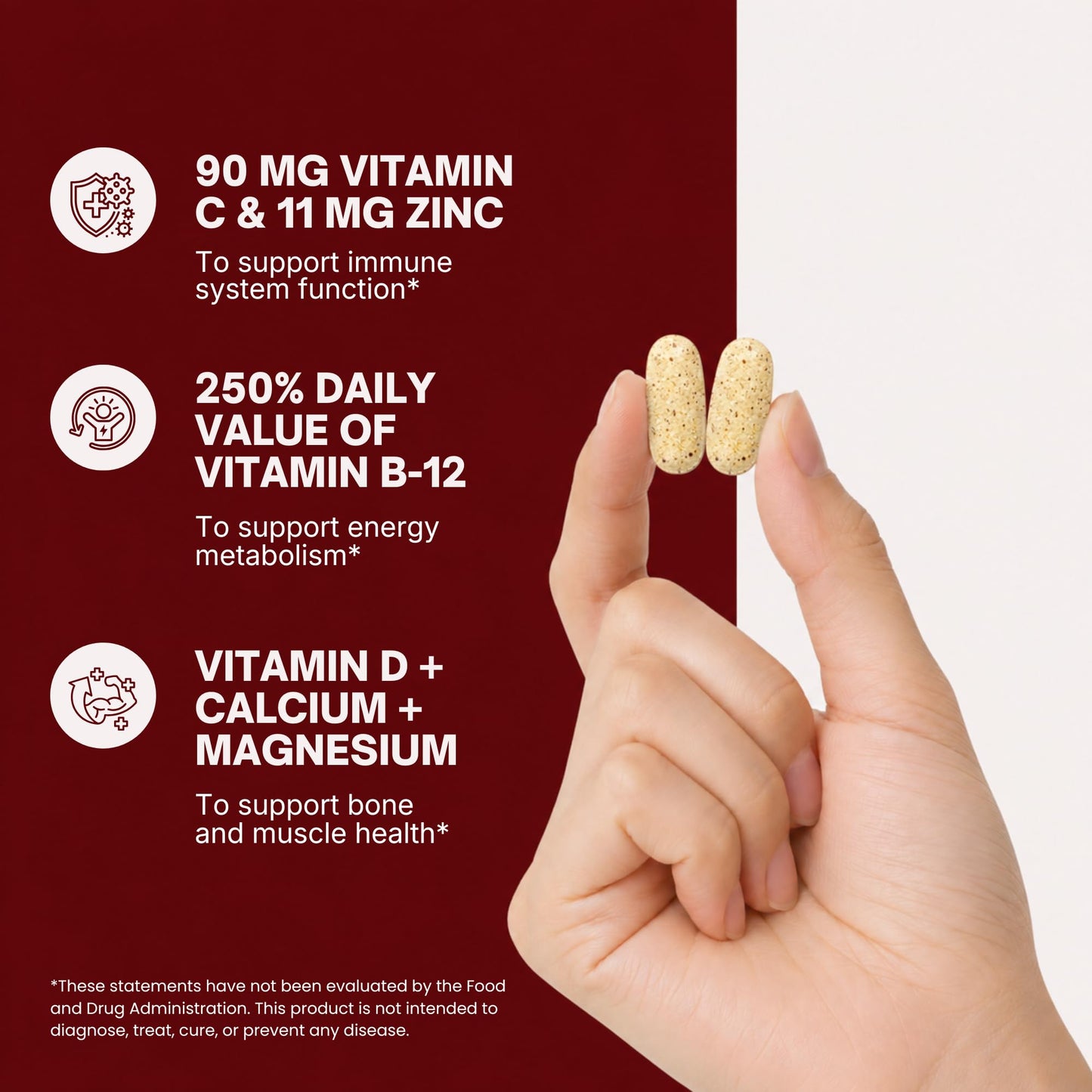Zaytun Vitamins Halal Multivitamin Tablets, 90 Tablets