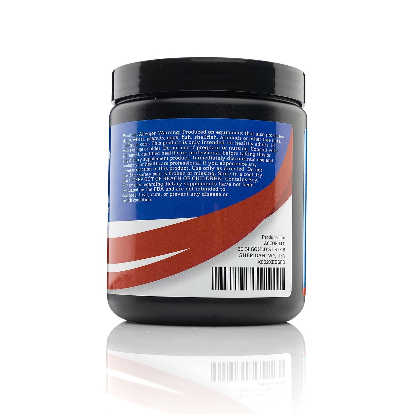 ACCOB BCAA Powder Blue Raspberry 1 Ounce