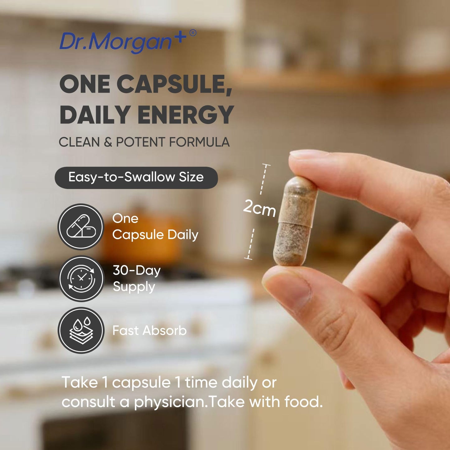 DR.MORGAN Ergothioneine & Reishi Polysaccharides Capsule 0.25